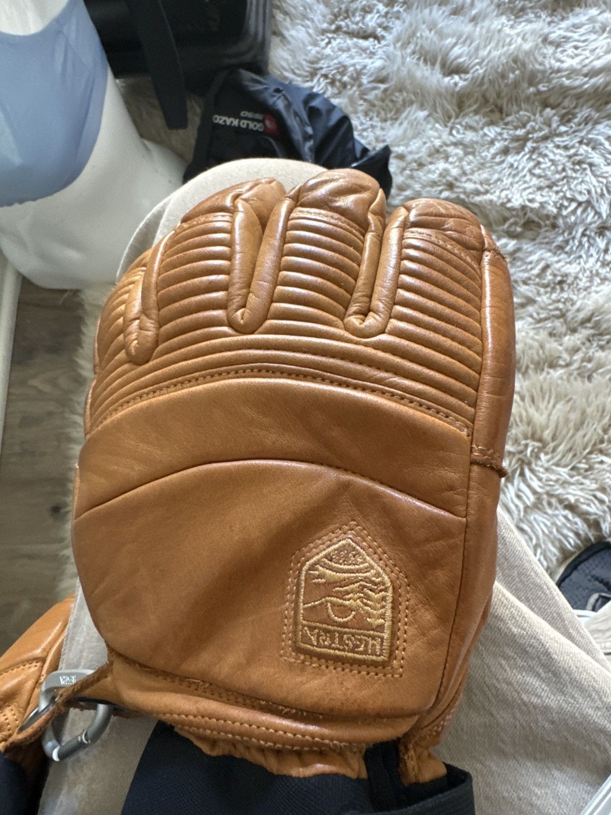 Hestra Hestra 10 Tan Gloves Size ONE SIZE - 8 Thumbnail
