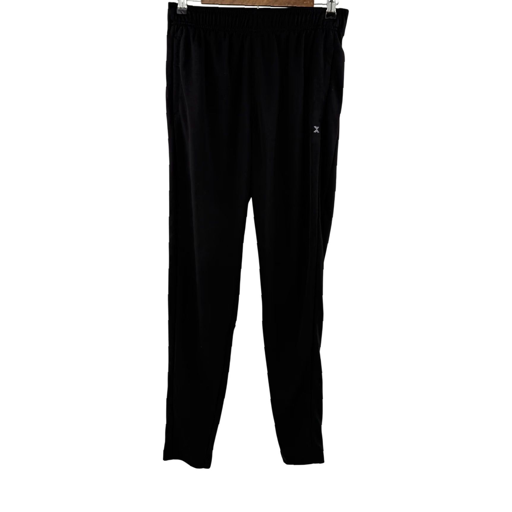 Vintage Xersion Black Track Pants Tapered Quick Dry Elastic Waist Mens Unisex Adults S Athletic Pants Casual Activewear Running Gym Size US 29 - 2 Thumbnail