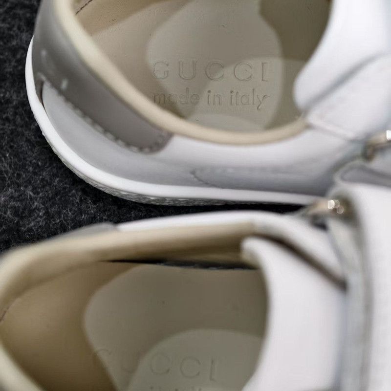Gucci Gucci Children's White Velcro Low-Top Sneakers - Size US 5 / EU 37 - 3 Thumbnail