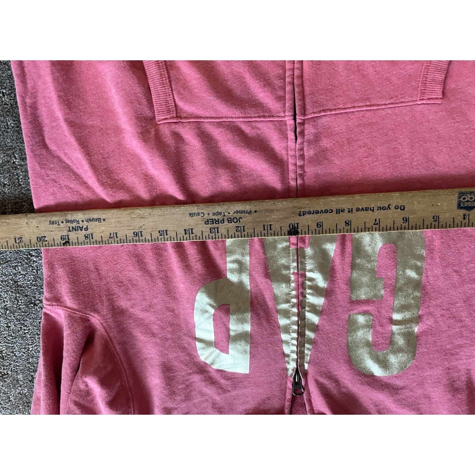 Gap Gap Hoodie Womens L Pink Full Zip Logo Stars Size L / US 10 / IT 46 - 5 Thumbnail