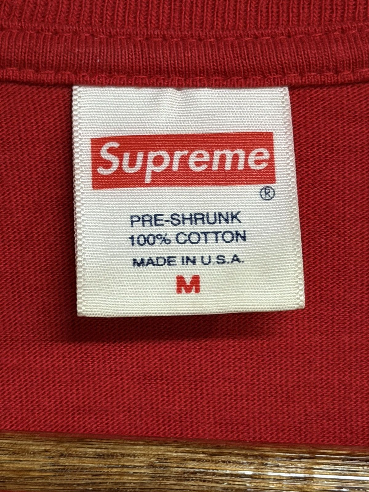 Supreme Supreme Motion Logo Red Tee Size US M / EU 48-50 / 2 - 4 Thumbnail