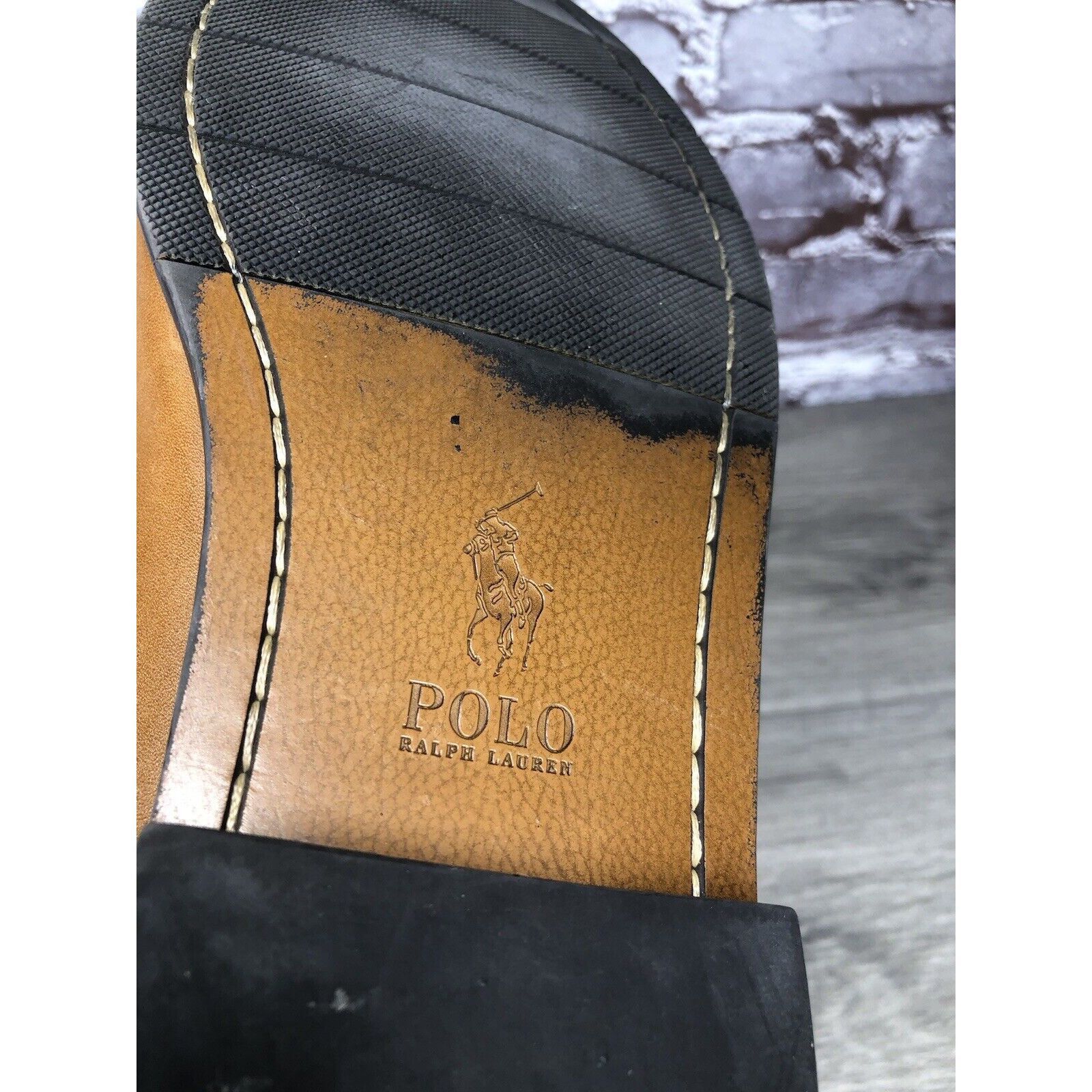 Polo Ralph Lauren Polo Ralph Lauren Alston Penny Brown Leather Dress Loafers M Size US 9.5 / EU 42-43 - 13 Thumbnail