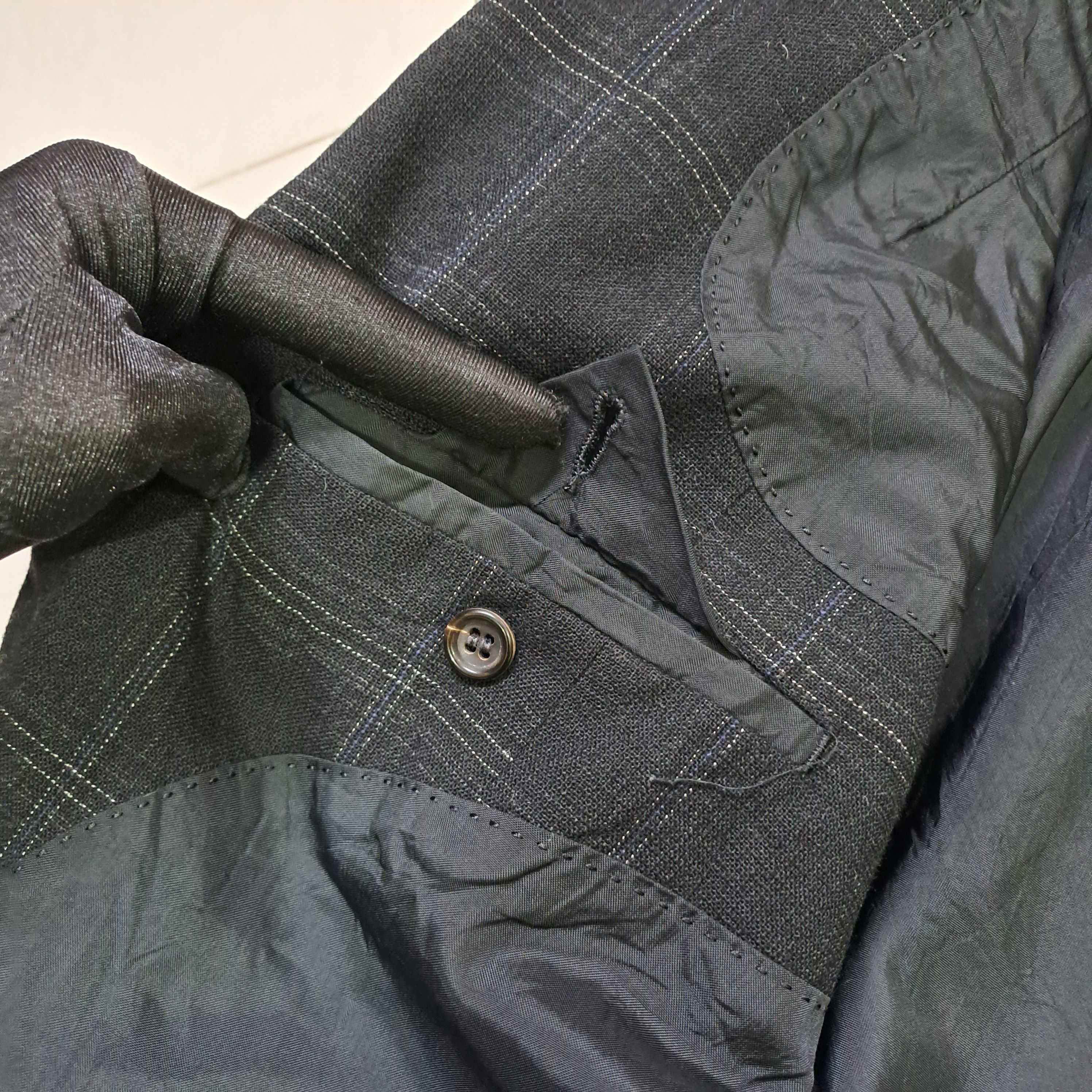 Comme des Garcons Homme Vintage Comme Des Garcons Wool Blazer Size 46L - 11 Thumbnail