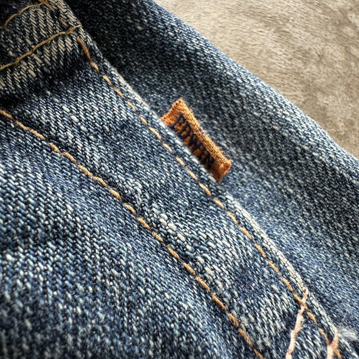 Japanese Brand Vintage Edwin Faded Distressed Denim Jean Pant W34 Size US 34 / EU 50 - 16 Thumbnail
