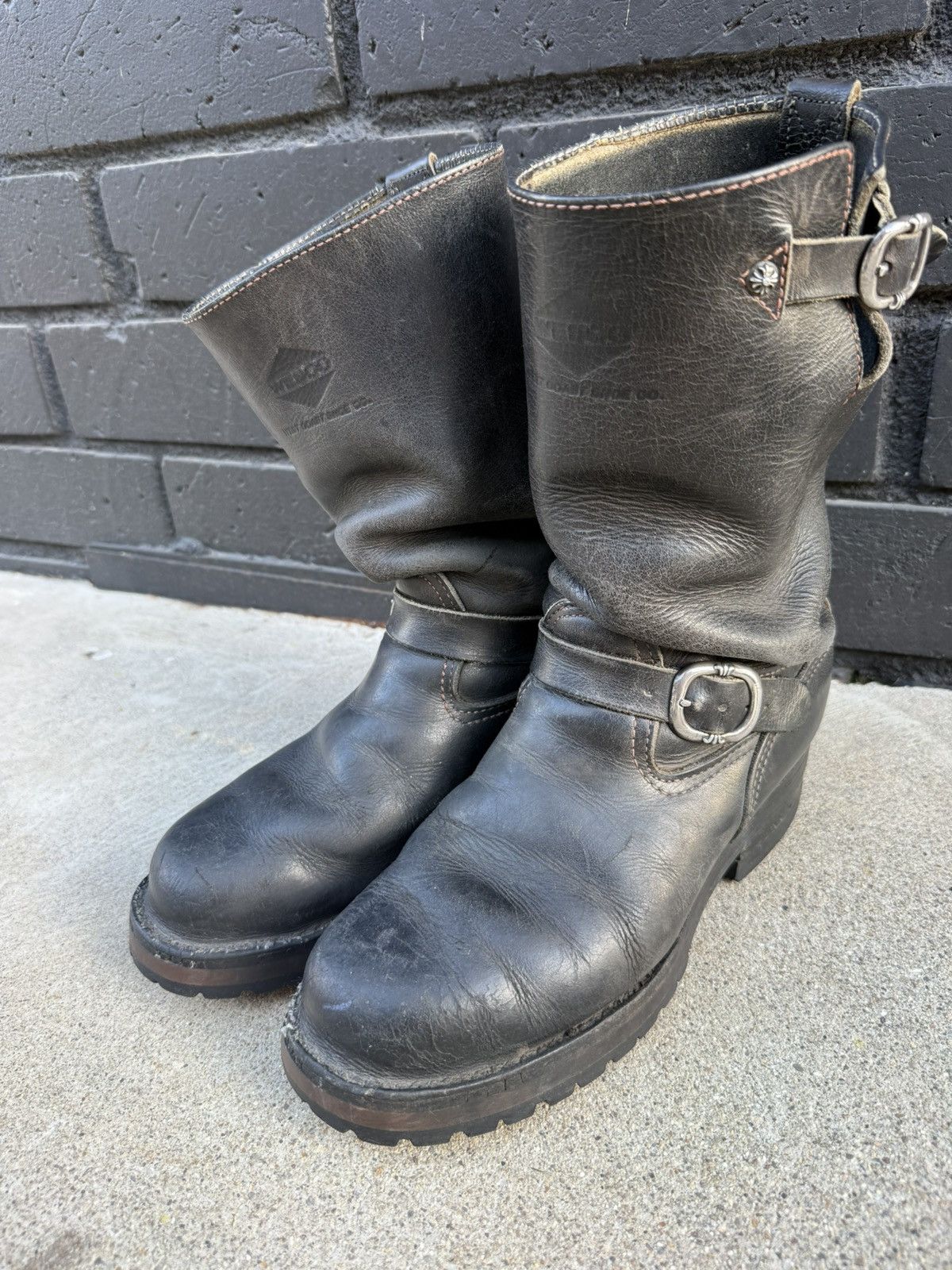 Chrome Hearts 1990s Chrome Hearts Wesco Boss Boots Size US 9 / EU 42 - 1 Thumbnail