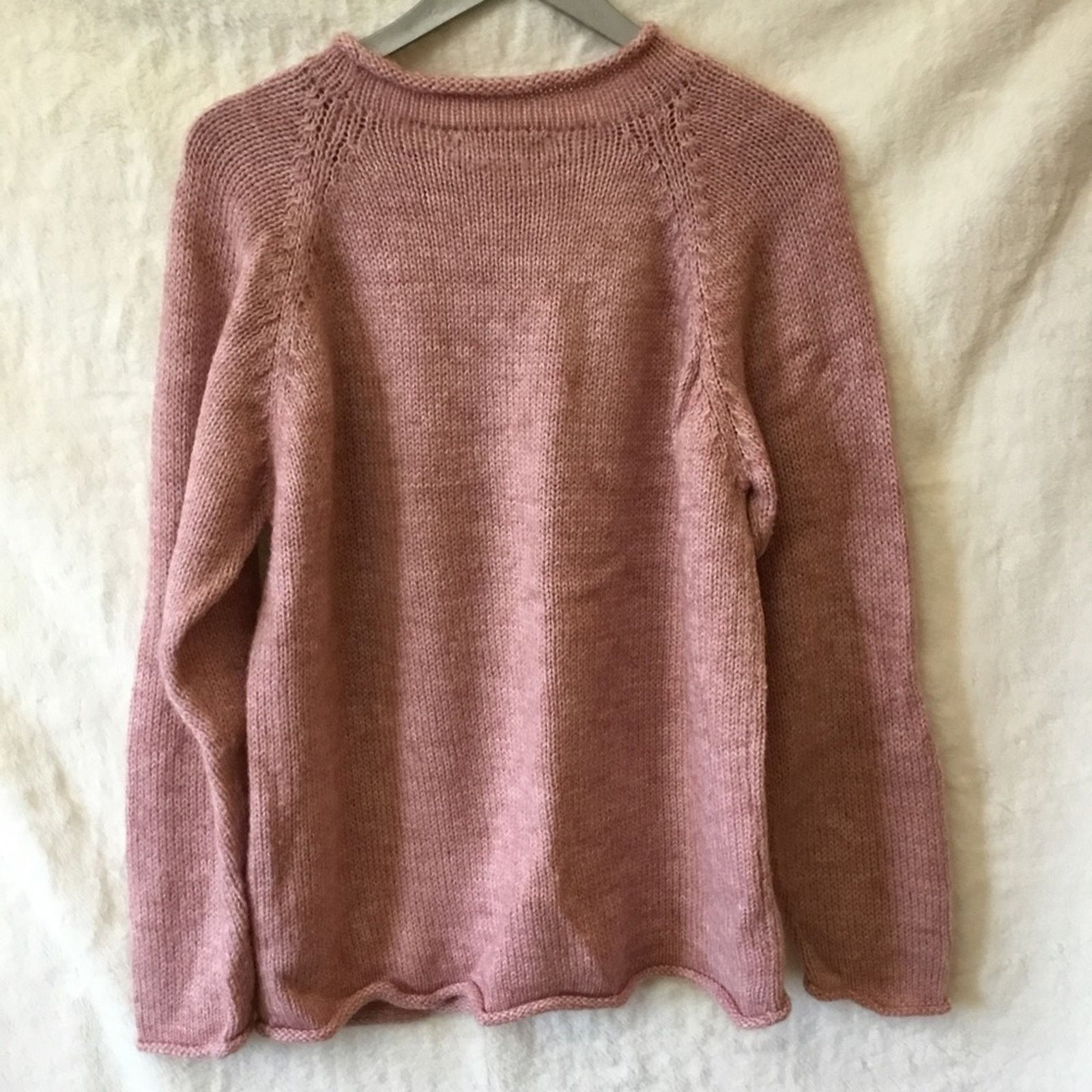 Other American South Side Pink Alpaca Wool Sweater Size M / US 6-8 / IT 42-44 - 6 Thumbnail