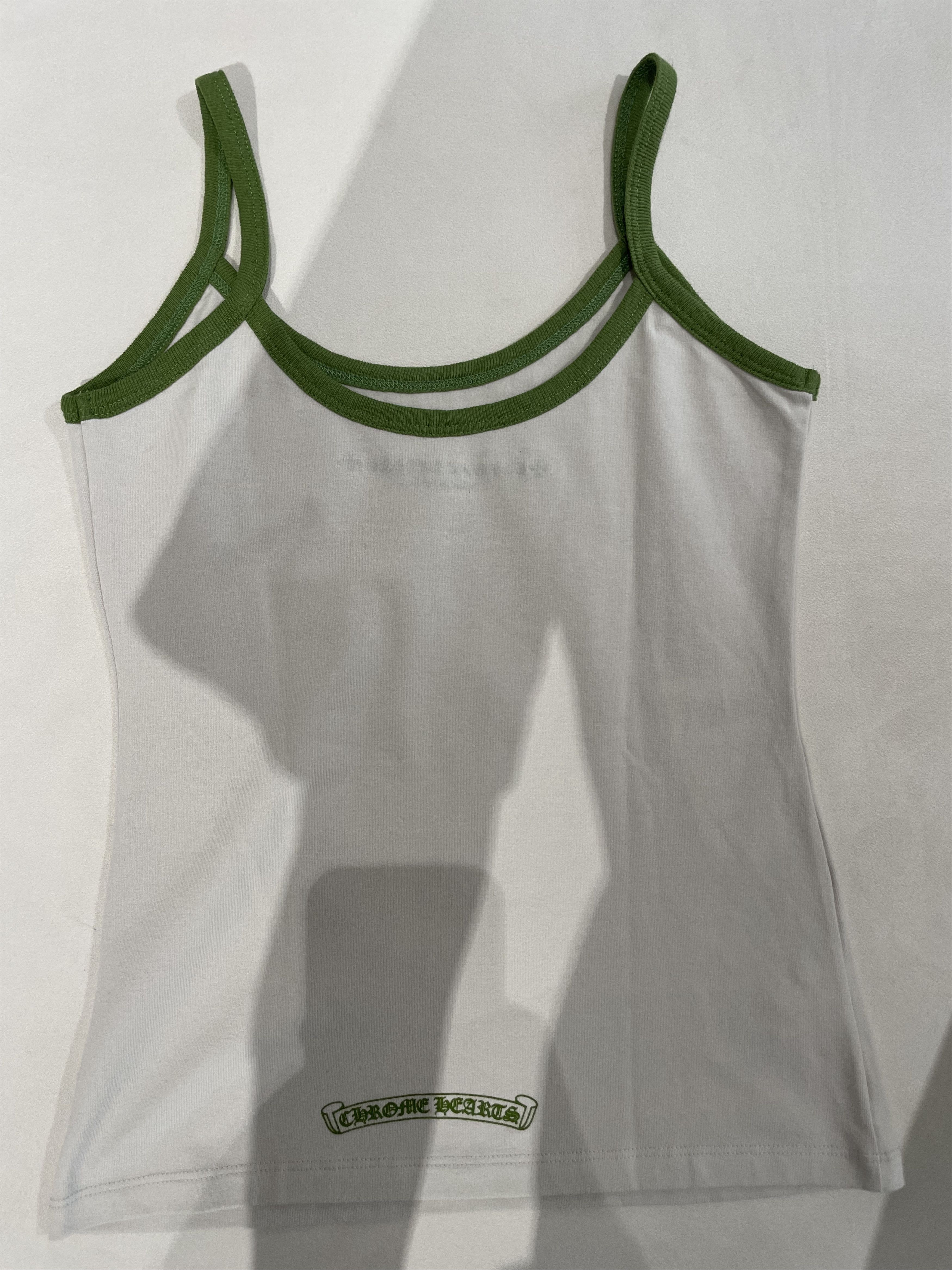 Chrome Hearts Chrome Hearts Green＆White Horseshoe Logo Tank top Size S / US 4 / IT 40 - 4 Thumbnail