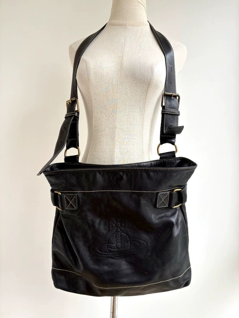 Vivienne Westwood Vivienne Westwood size os Saturn leather slanted car bag Size ONE SIZE - 2 Thumbnail