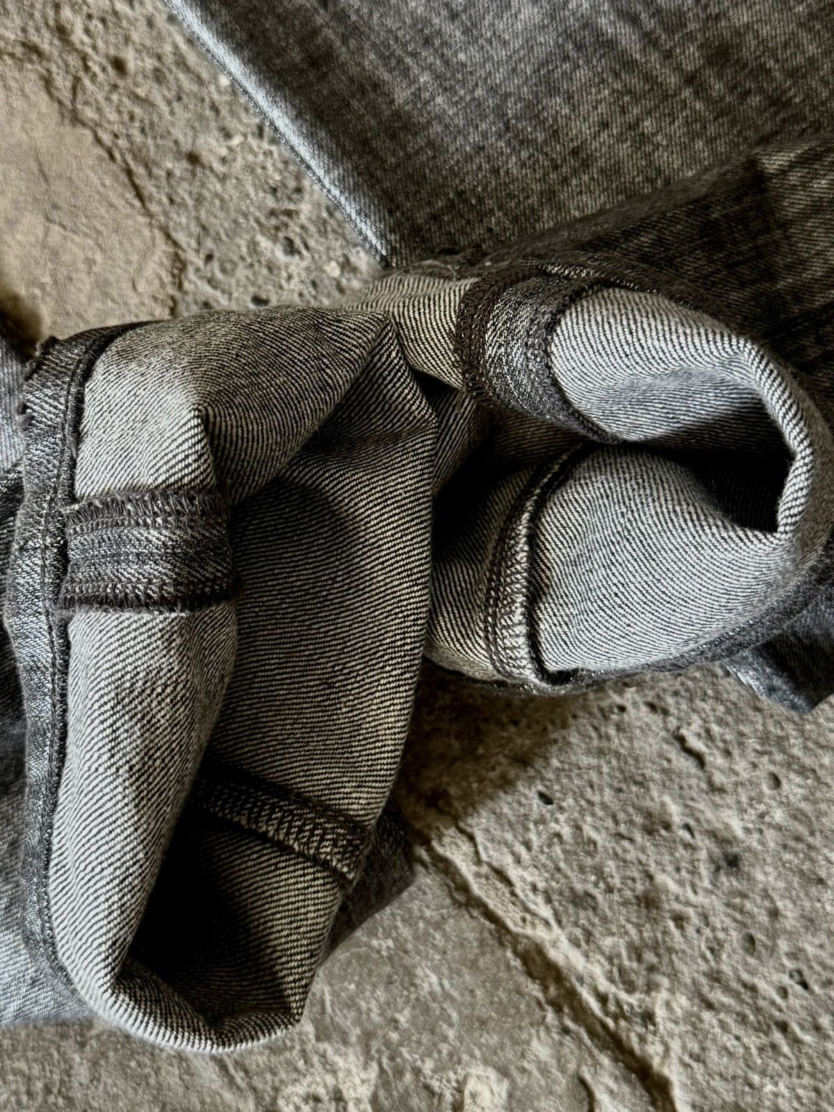 Dior Dior - Hedi Slimane - AW06 - Radioactive Silver Denim Jeans Size US 30 / EU 46 - 15 Thumbnail