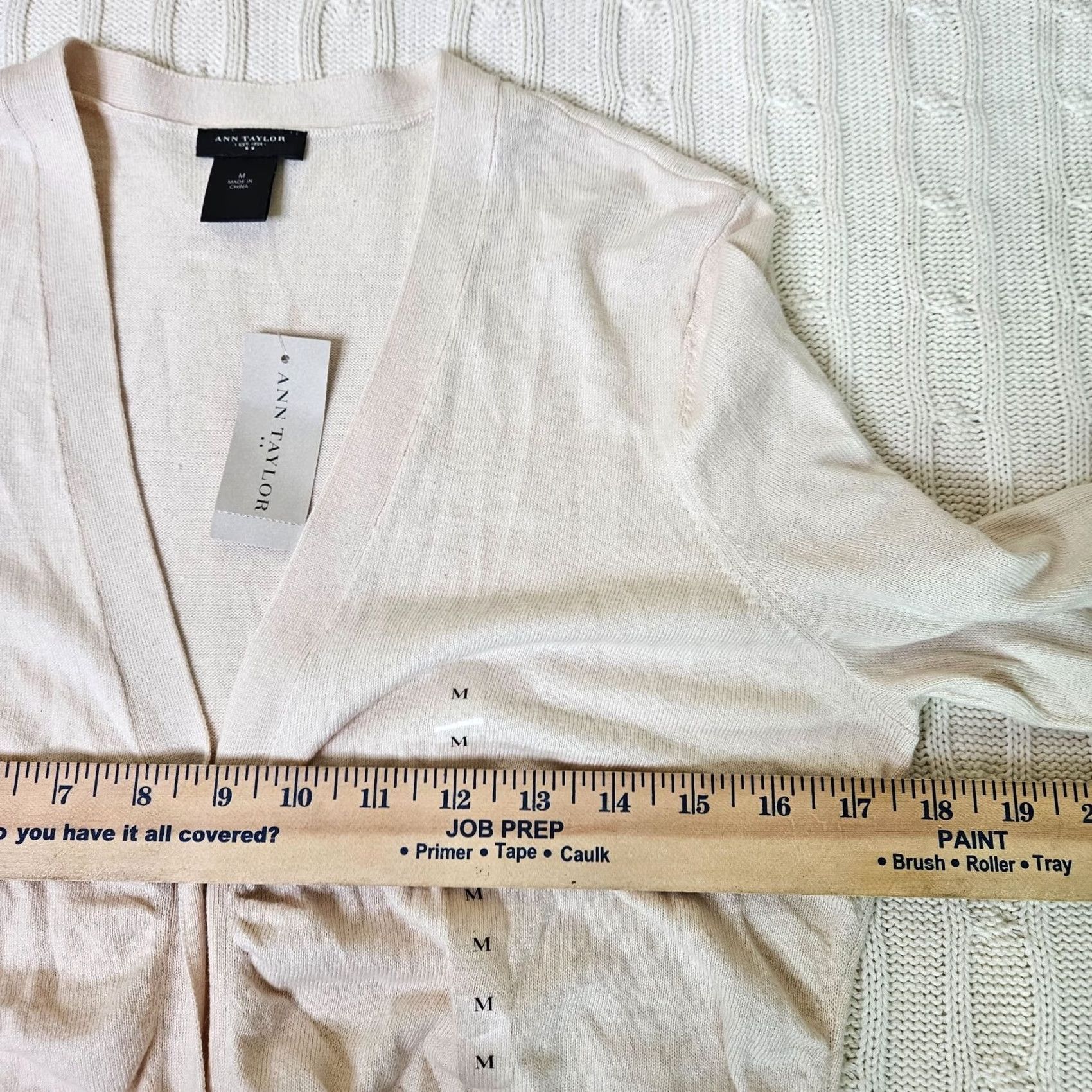 Ann Taylor ANN TAYLOR Women's V-Neck Cardigan Size M NEW Size M / US 6-8 / IT 42-44 - 3 Thumbnail
