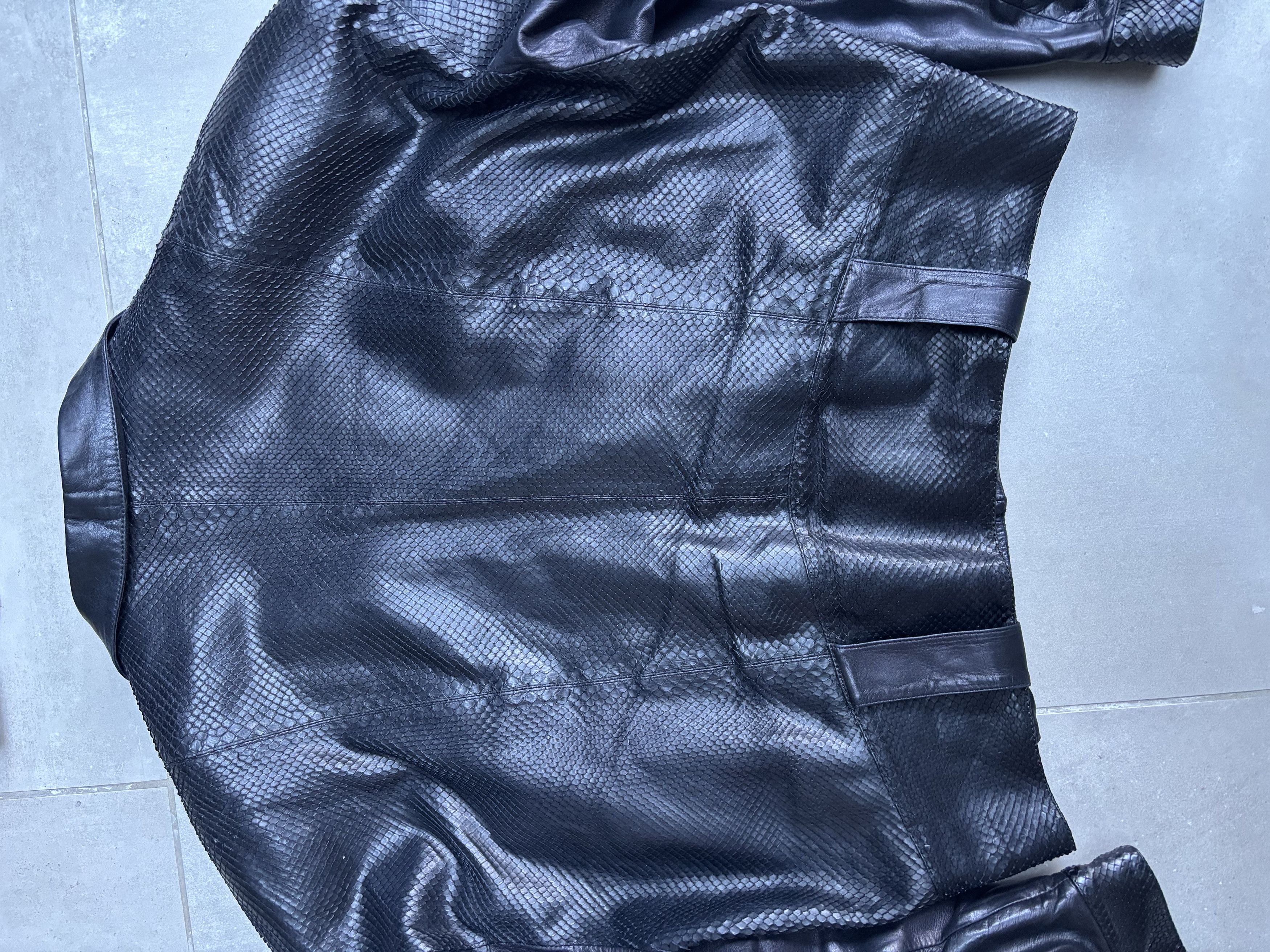 Claude Montana 80s Runway Claude Montana Snakeskin Jacket Size US S / EU 44-46 / 1 - 8 Thumbnail