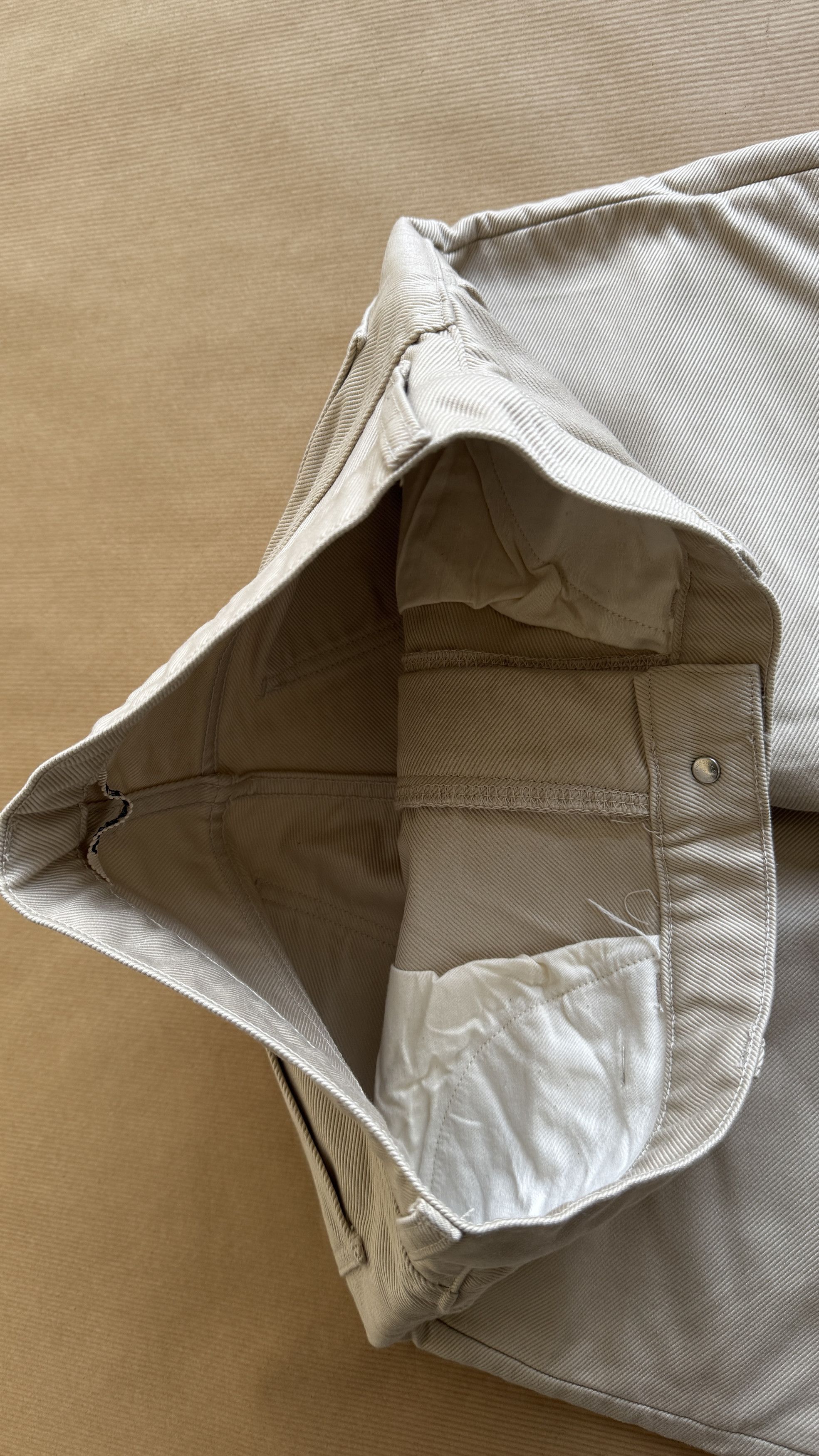 Auralee aa . 1 . as new . FINX MOLESKIN CHINO PANTS . A6AP03FM Size US 28 / EU 44 - 5 Thumbnail