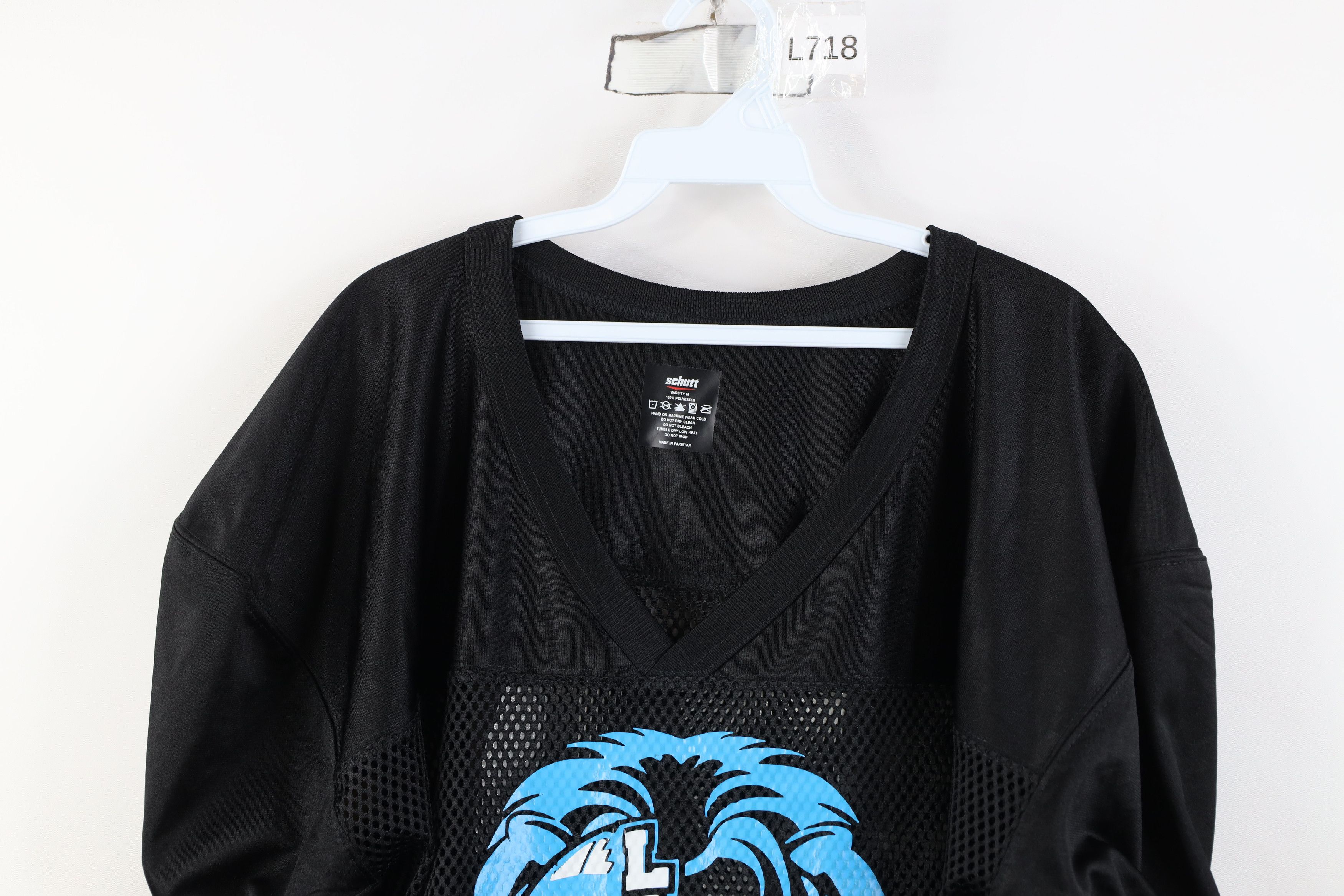 Vintage Vintage Y2K Mesh Detroit Lions Football Jersey Black #70 Size US M / EU 48-50 / 2 - 2 Thumbnail