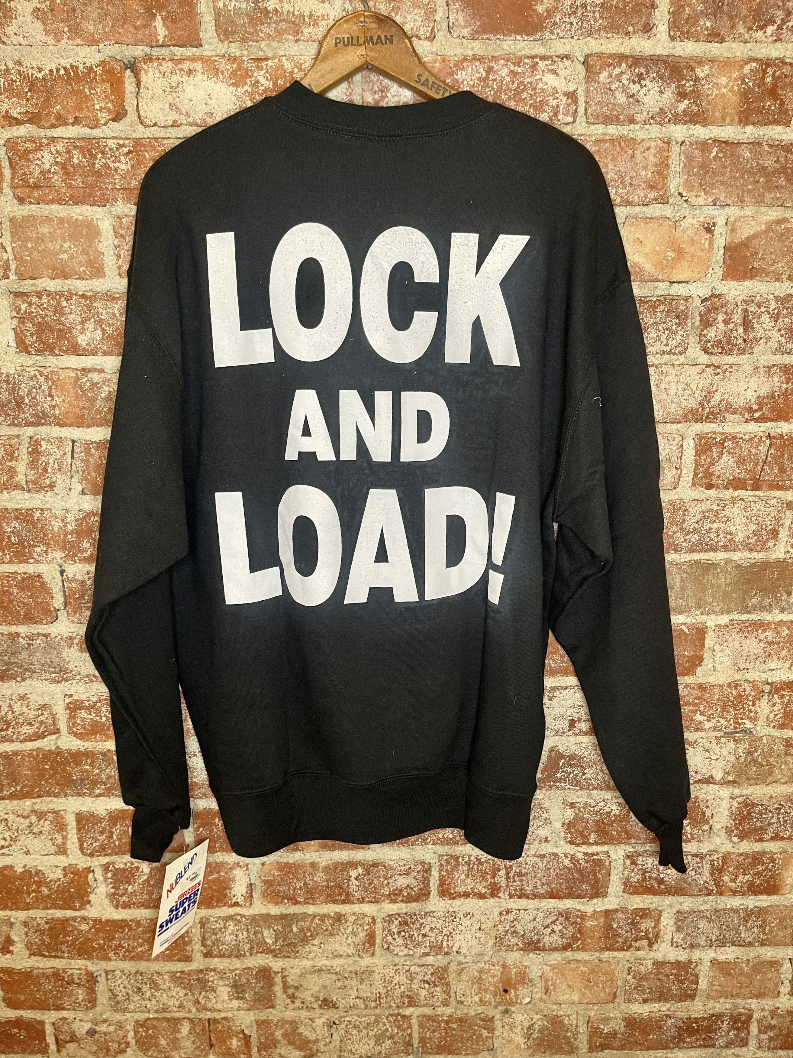 Vintage Vintage Lock & Load 90's Pistol Gun Hunting Sweatshirt Size US L / EU 52-54 / 3 - 2 Thumbnail