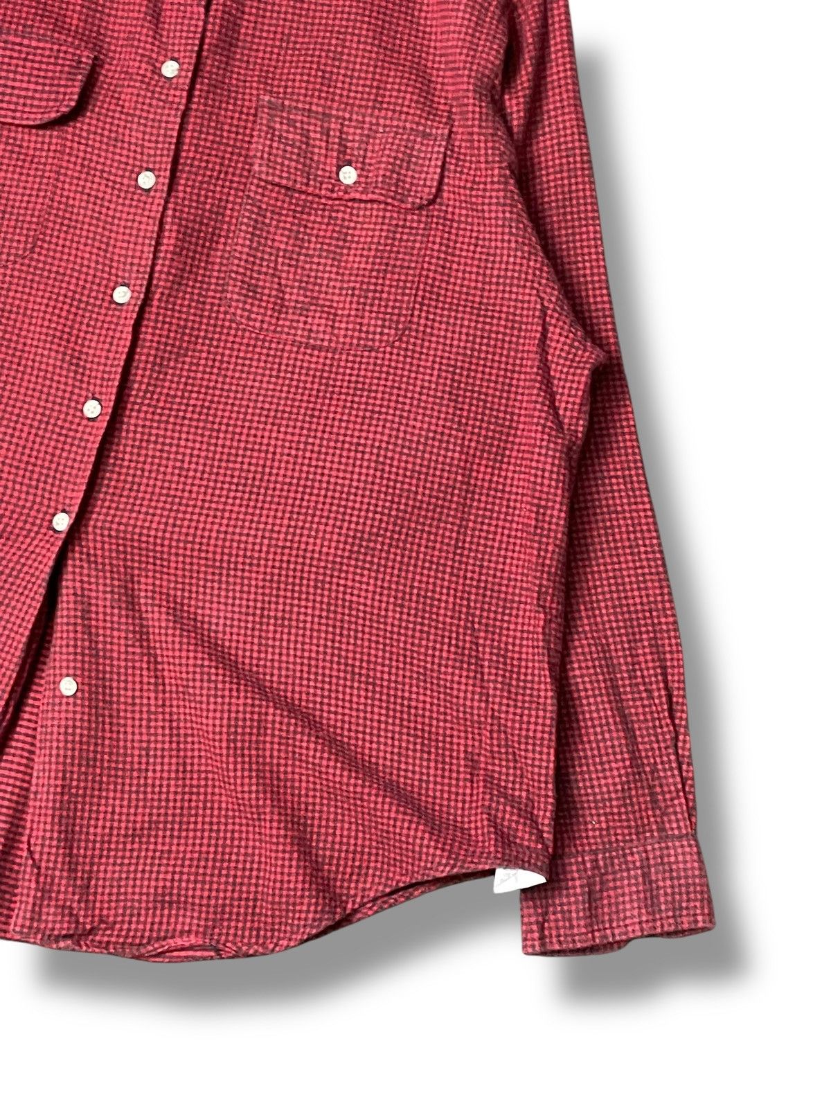 Japanese Brand × L.L. Bean × Vintage L.L Bean Brand Checked Button Up Shirt (69) Size L / US 10 / IT 46 - 4 Thumbnail