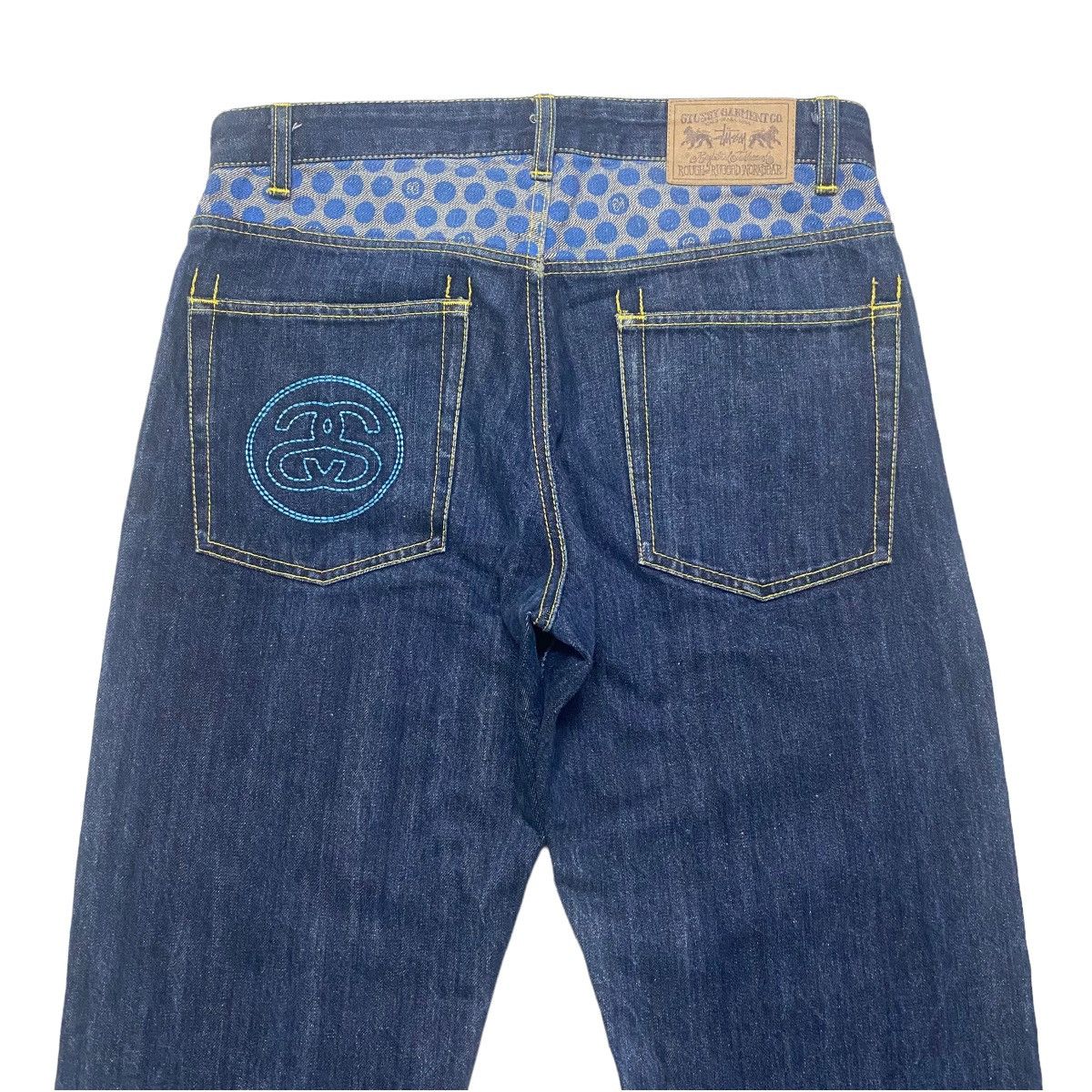 Stussy Vintage Y2K Stussy Logo Pocket Denim Jeans Size US 30 / EU 46 - 10 Thumbnail