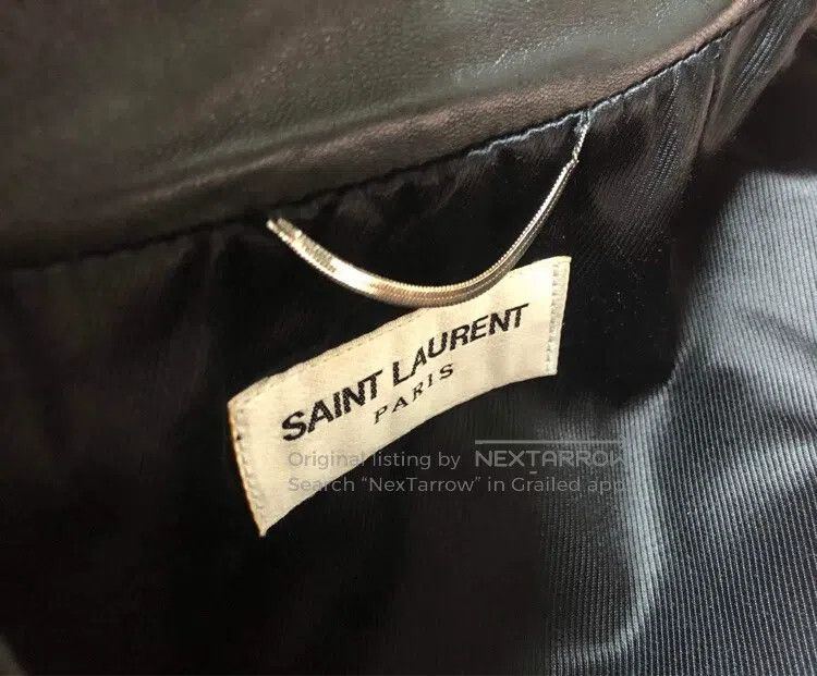 Saint Laurent Paris Saint Laurent Paris Early Leather Jacket Size US S / EU 44-46 / 1 - 4 Thumbnail