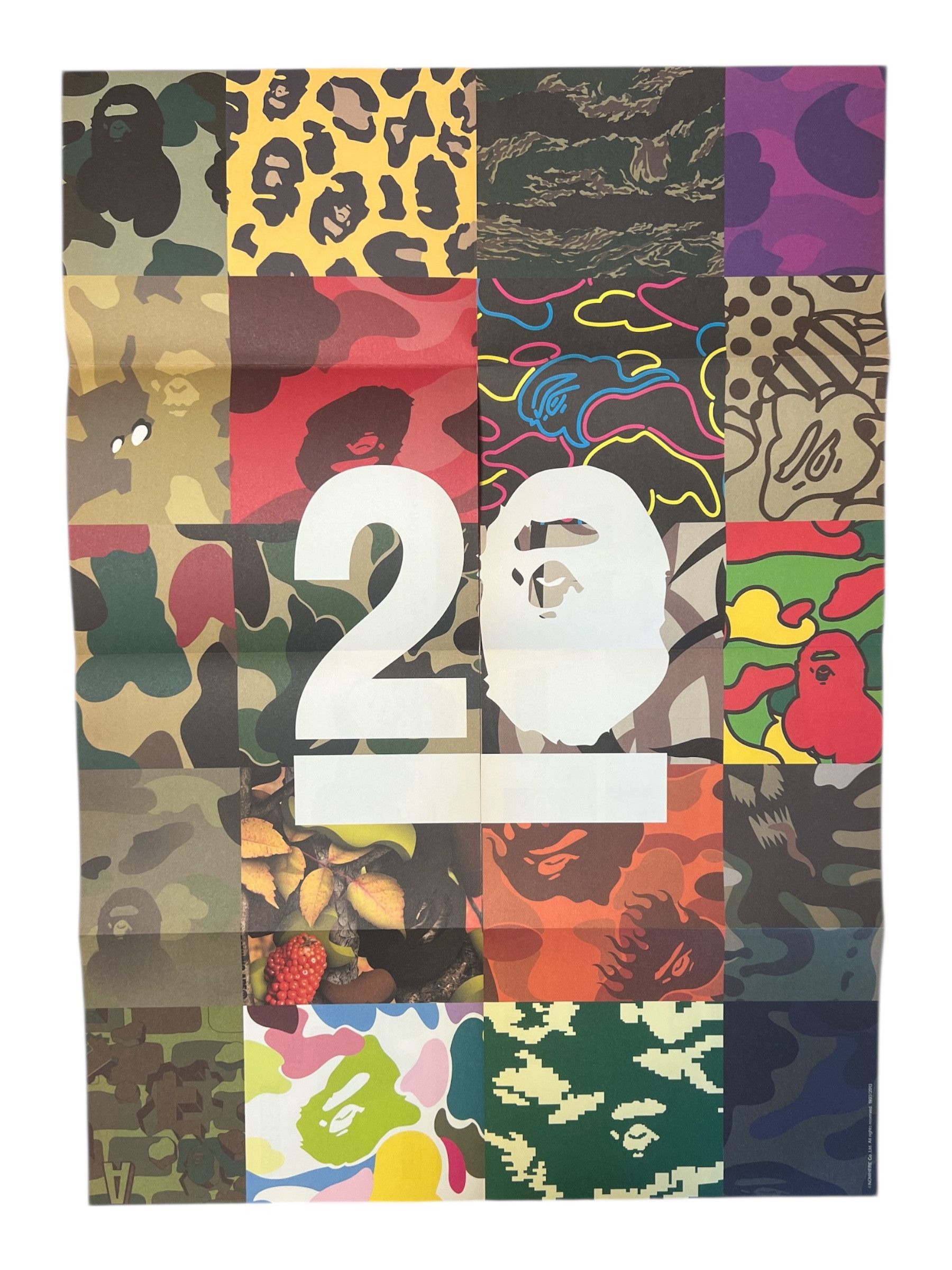 Bape BAPE Poster 20th Anniversary Multicamo Baby Milo Simpsons Size ONE SIZE - 1 Thumbnail