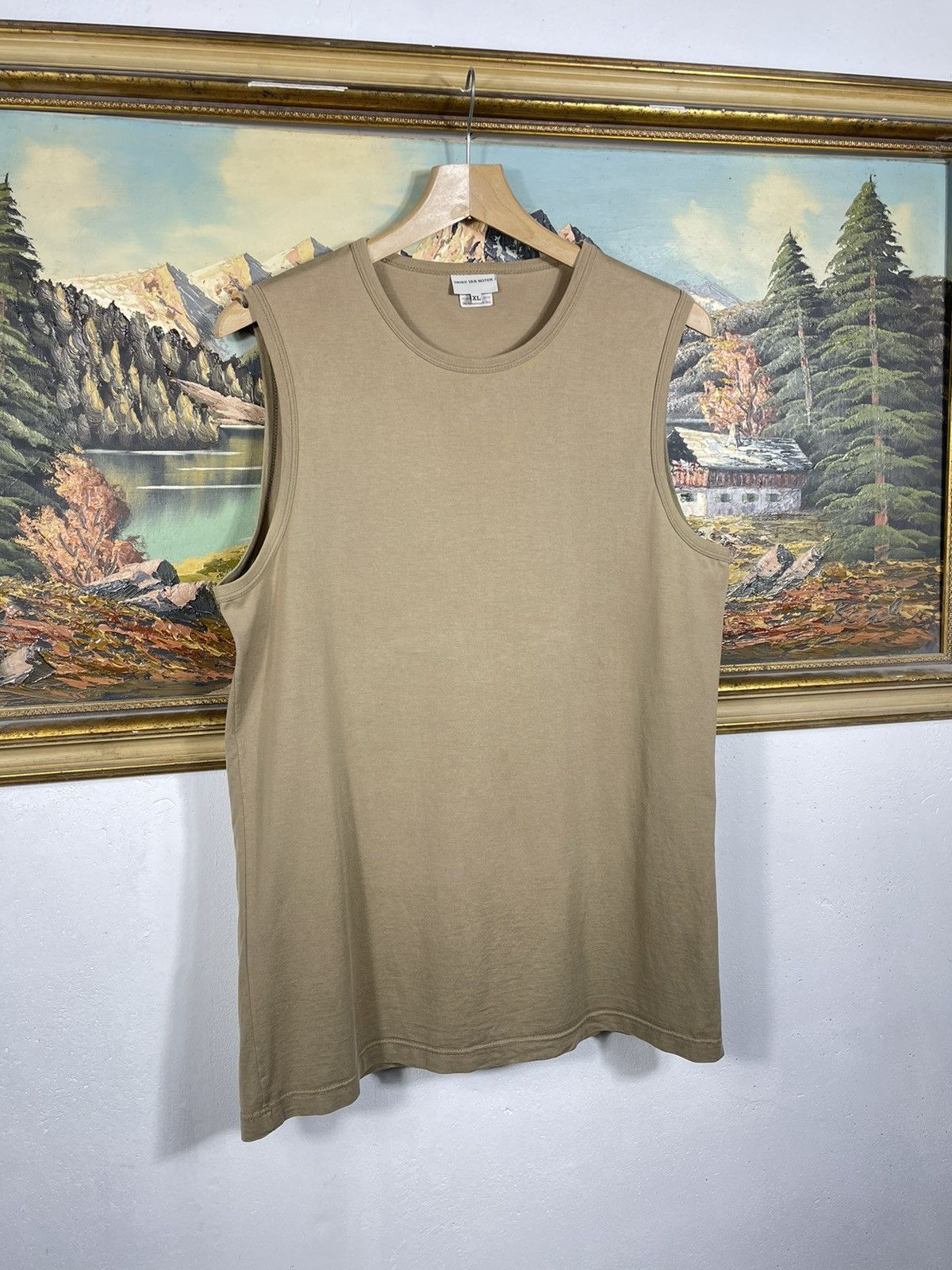 Designer × Dries Van Noten Dries Van Noten Tank Top Sleeveless Archive Avant Garde Size US XL / EU 56 / 4 - 3 Thumbnail