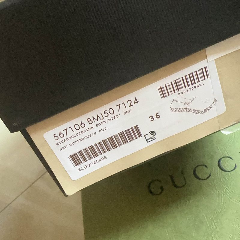 Gucci Gucci Microguccissima Leather Espadrilles in Yellow - Size US 6 / EU 39 - 9 Thumbnail