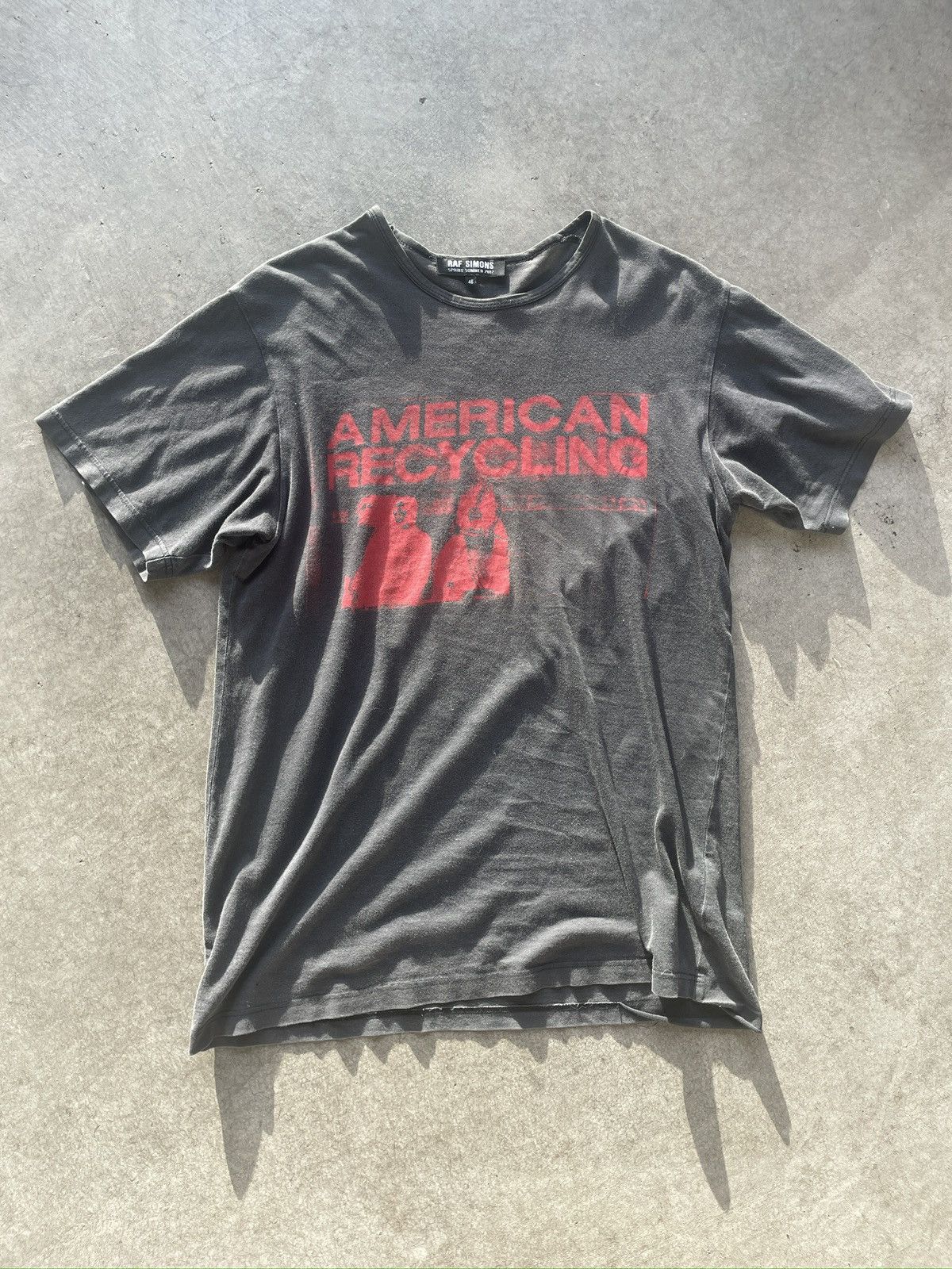 Raf Simons raf simons ss02 american recycling tee Size US M / EU 48-50 / 2 - 1 Thumbnail