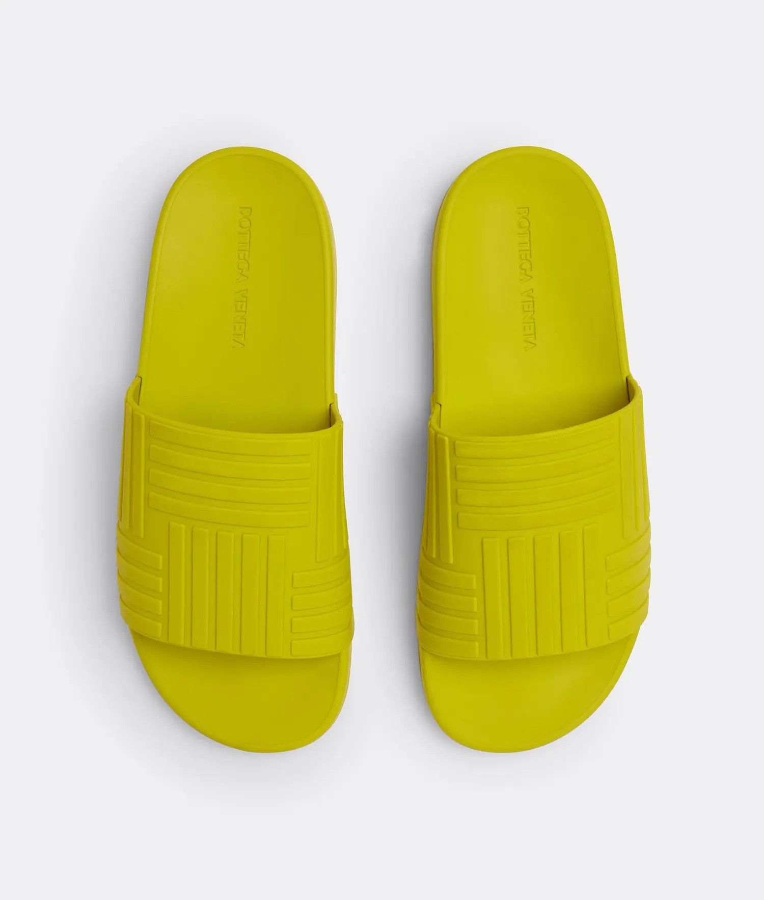 Bottega Veneta o1bcso1str0824 Slider in Yellow Size US 11 / EU 44 - 4 Thumbnail