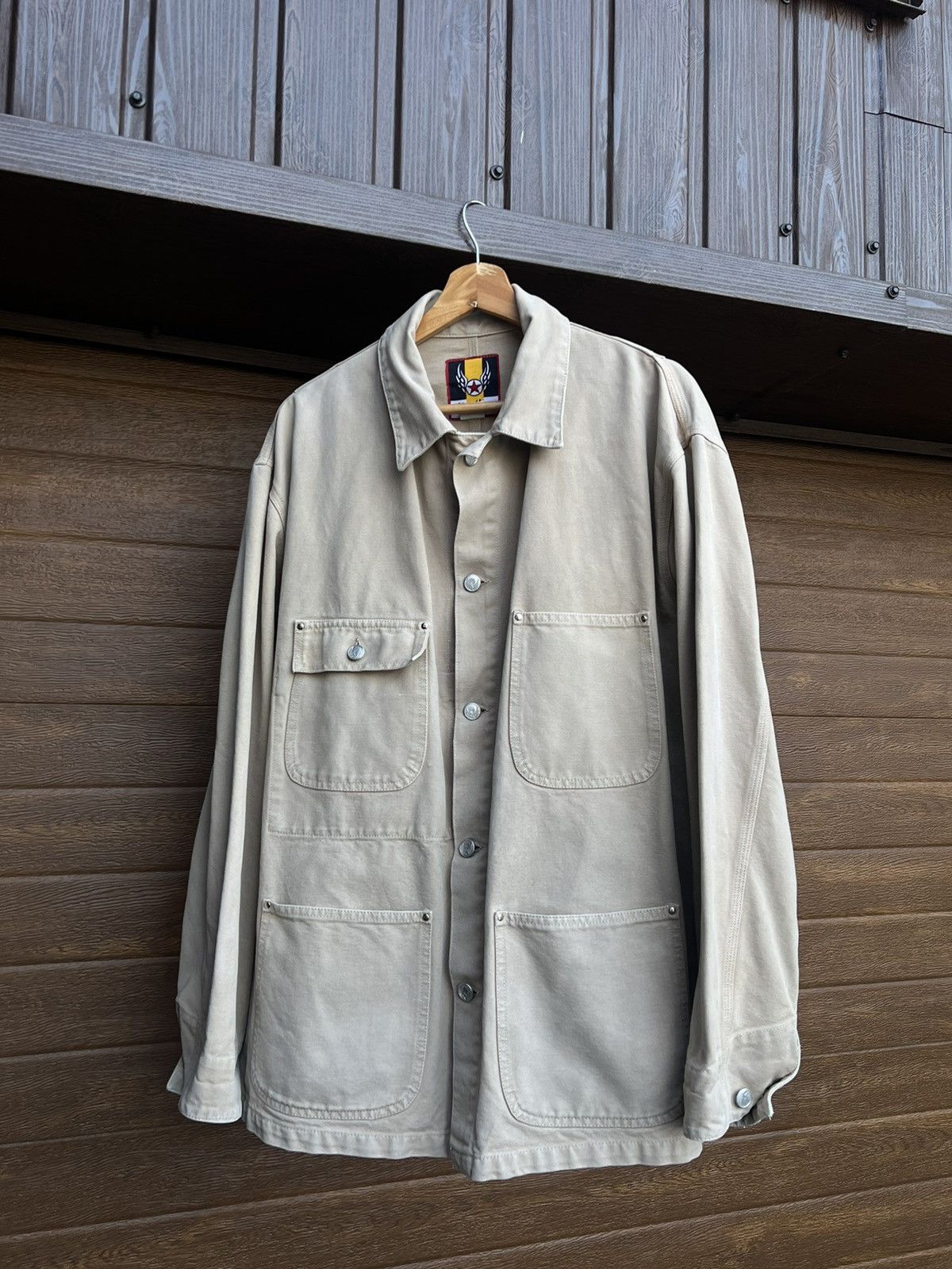 Designer × Vintage Vintage The Wave Jeans Jacket Y2K style Size US XL / EU 56 / 4 - 1 Thumbnail