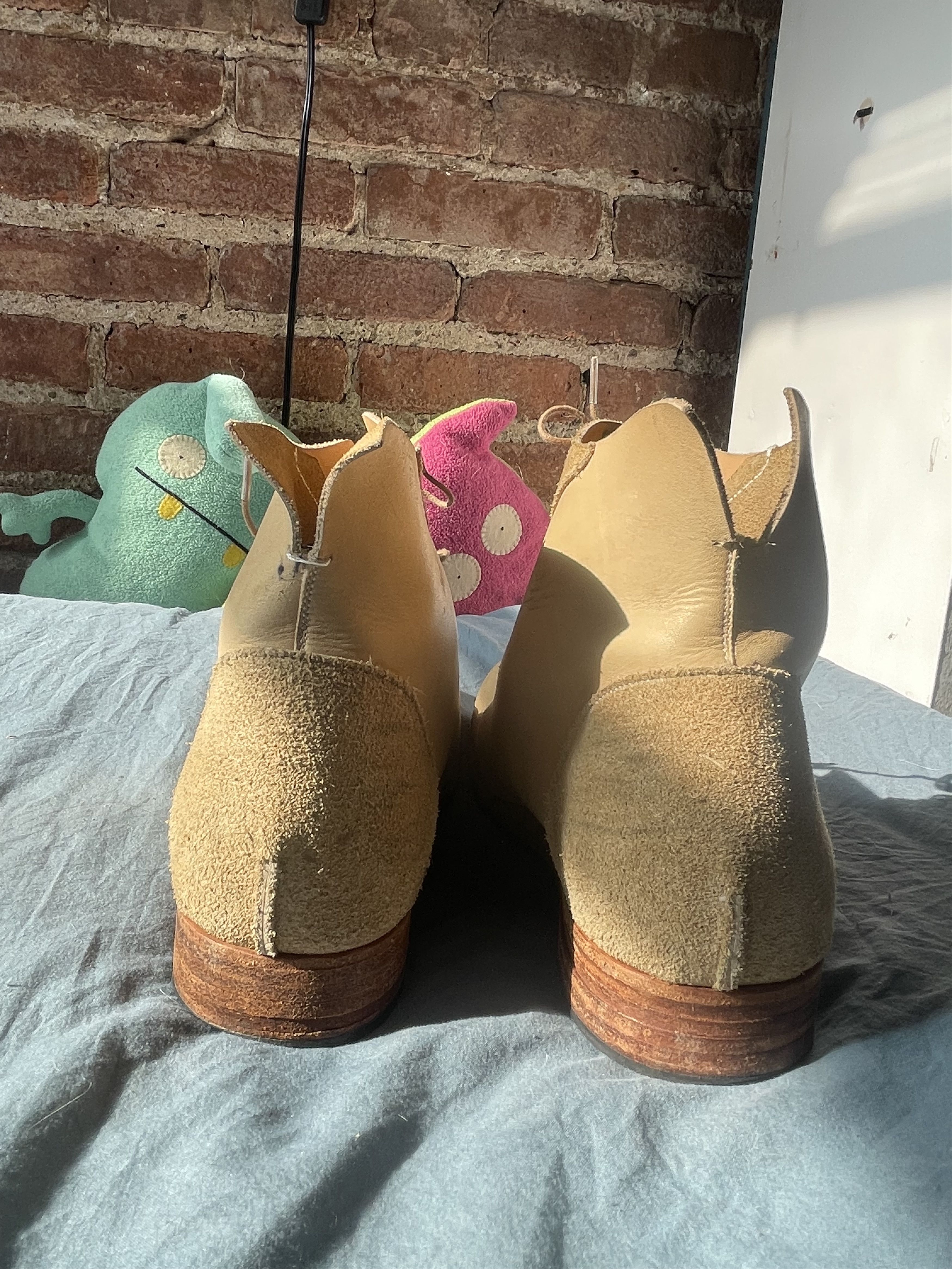 Takahiromiyashita The Soloist. Takahiromiyashita The Soloist Lace-Up Natural Leather Boots Size US 8 / IT 38 - 10 Thumbnail