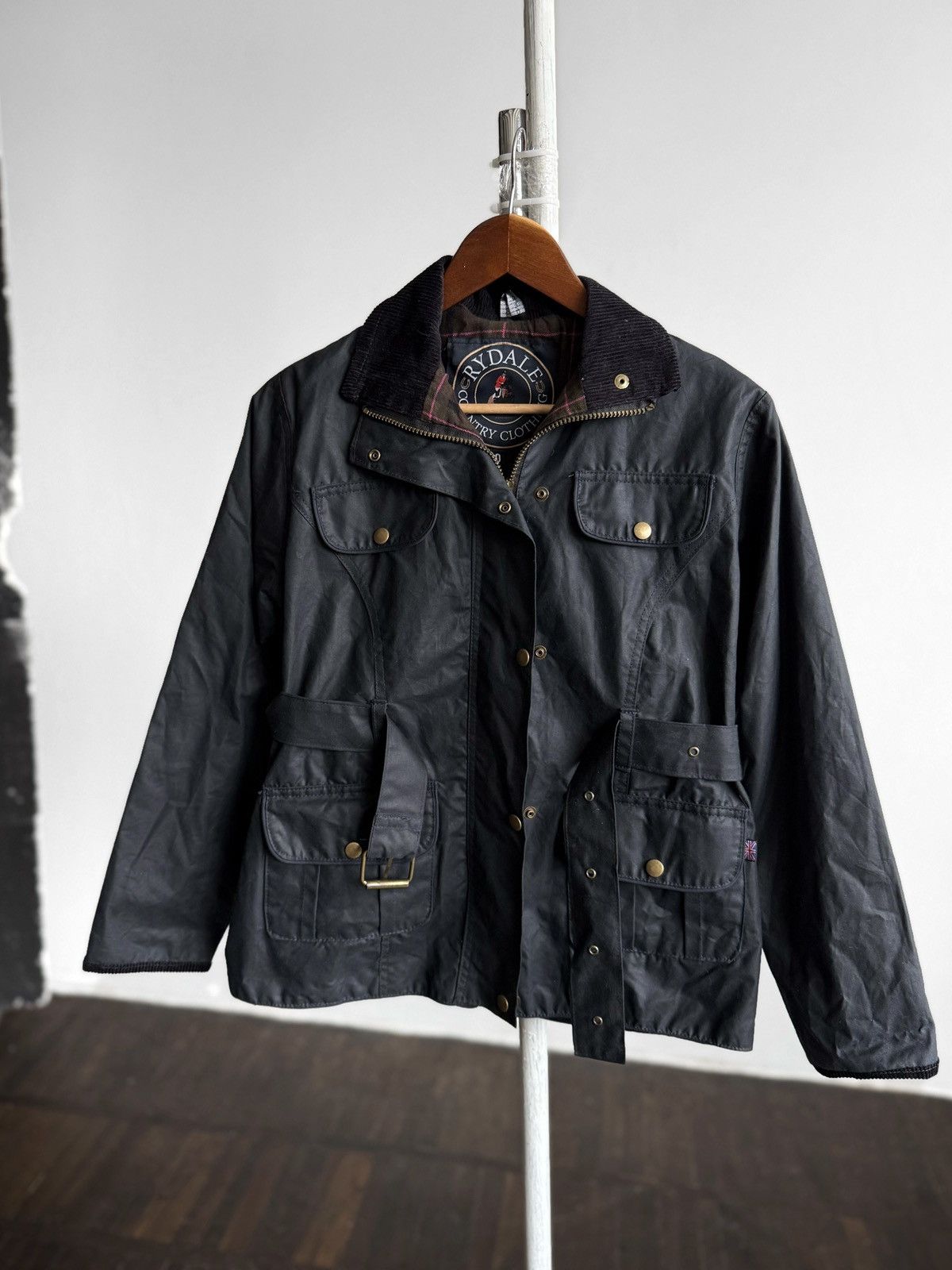 Other Rydale Waxed Jacket Black Belted Country Outdoor British Size M / US 6-8 / IT 42-44 - 6 Thumbnail