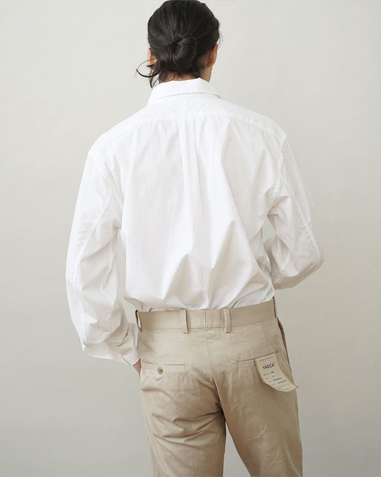 PHIGVEL MAKERS & Co. 💚 Phigvel Makers & Co. Regular Collar Dress Shirt Off White Size US M / EU 48-50 / 2 - 4 Thumbnail