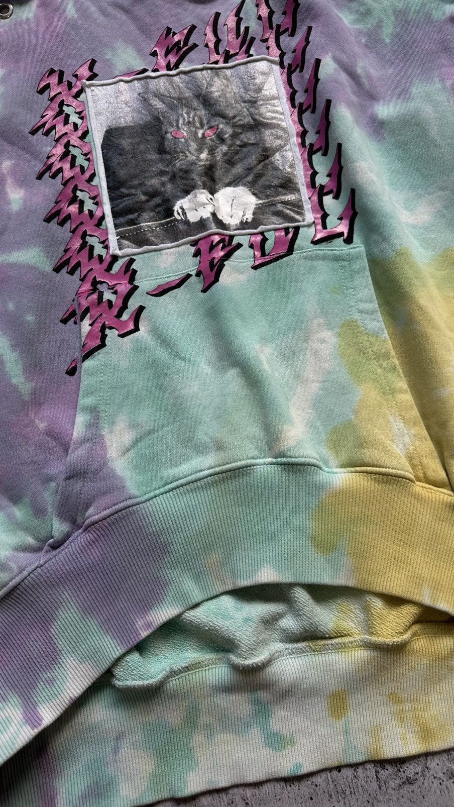 Diesel DIESEL HOOK TIE-DYE OVERSIZED HOODIE Size XS / US 0-2 / IT 36-38 - 7 Thumbnail