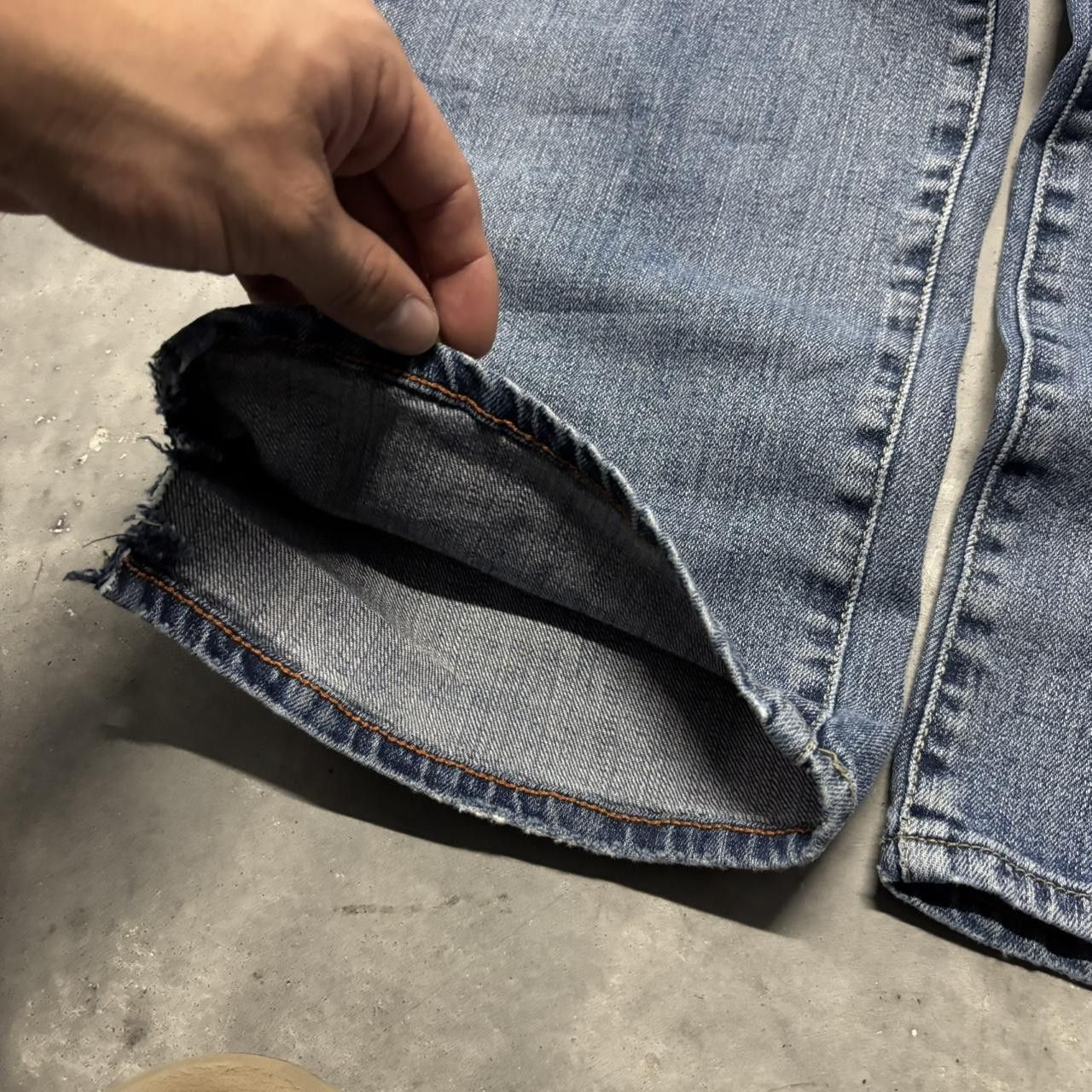 Japanese Brand Crazy Vintage Y2K/2000s Grunge Distressed Denim Jeans Size US 36 / EU 52 - 6 Thumbnail