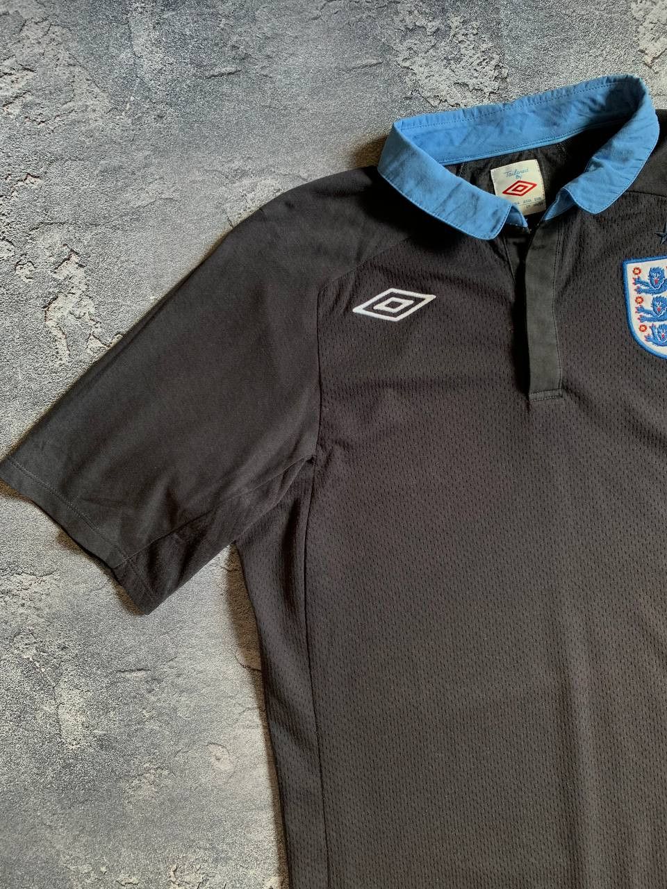 Umbro Umbro England National Team Jersey 2011-2013 Gray/Blue Size US L / EU 52-54 / 3 - 2 Thumbnail