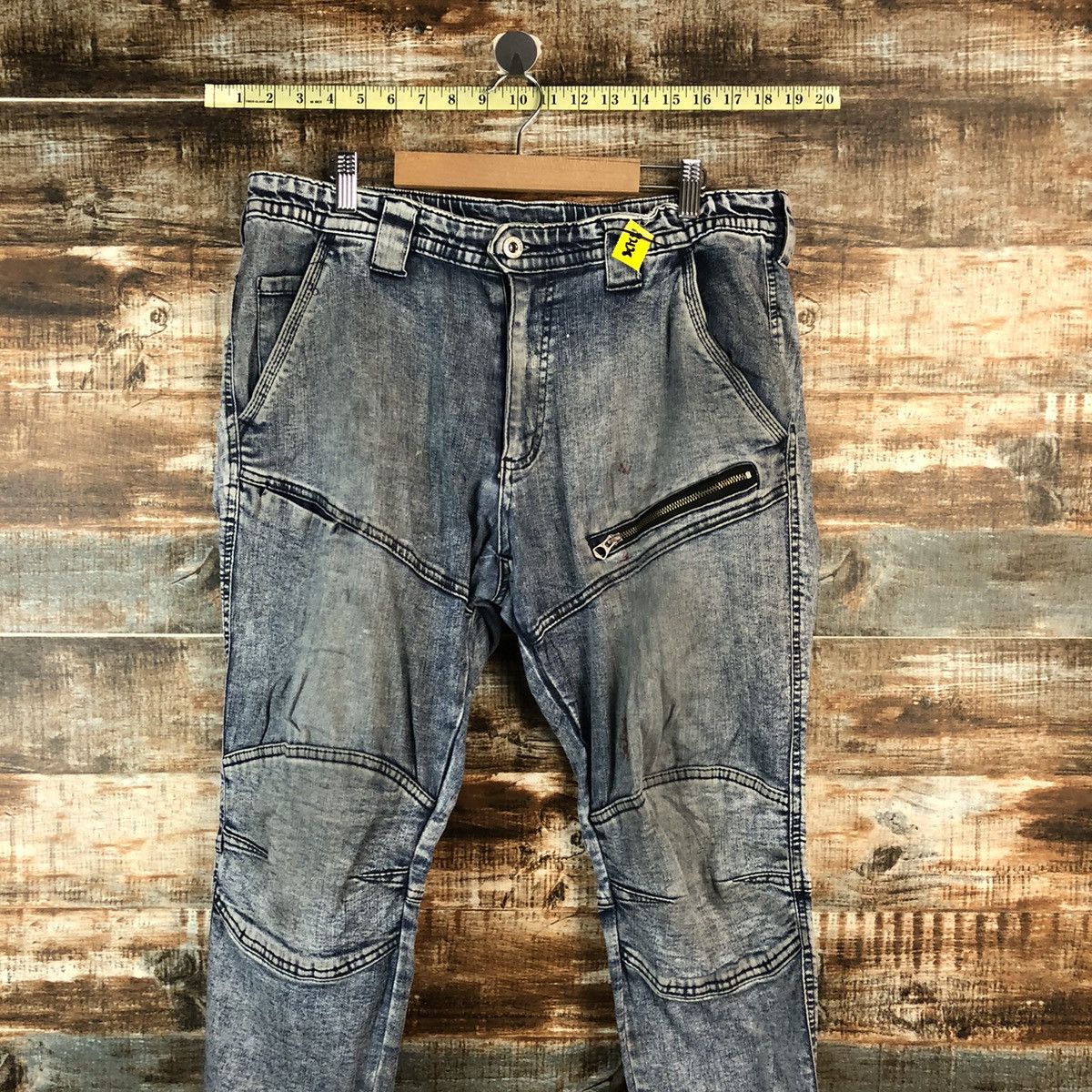 Japanese Brand Japanese Brand vintage Blue Denim Joggers Pants #A2128 Size US 34 / EU 50 - 2 Thumbnail