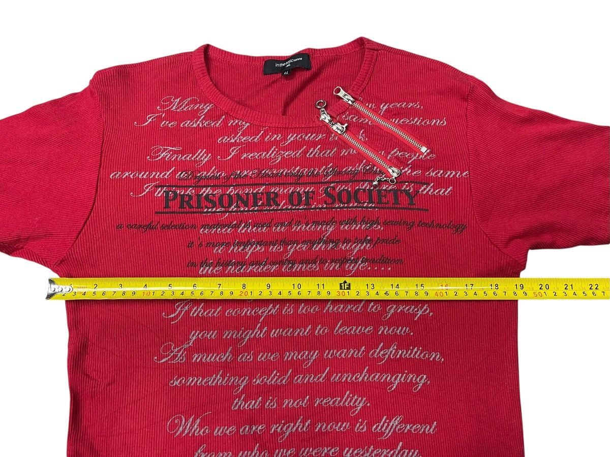 In The Attic Vintage In The Attic Homme Prisoner of Society Tshirt Size US L / EU 52-54 / 3 - 4 Thumbnail