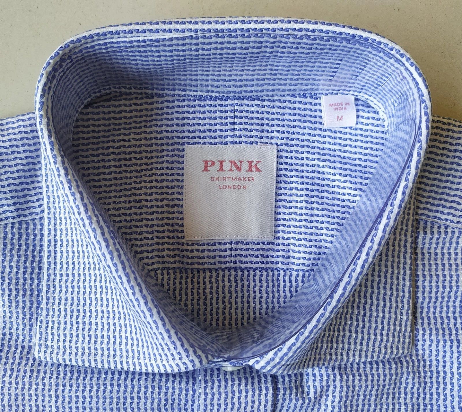 Thomas Pink Thomas Pink Formal Dobby Shirt Free Shipping T/55 Size US M / EU 48-50 / 2 - 4 Thumbnail