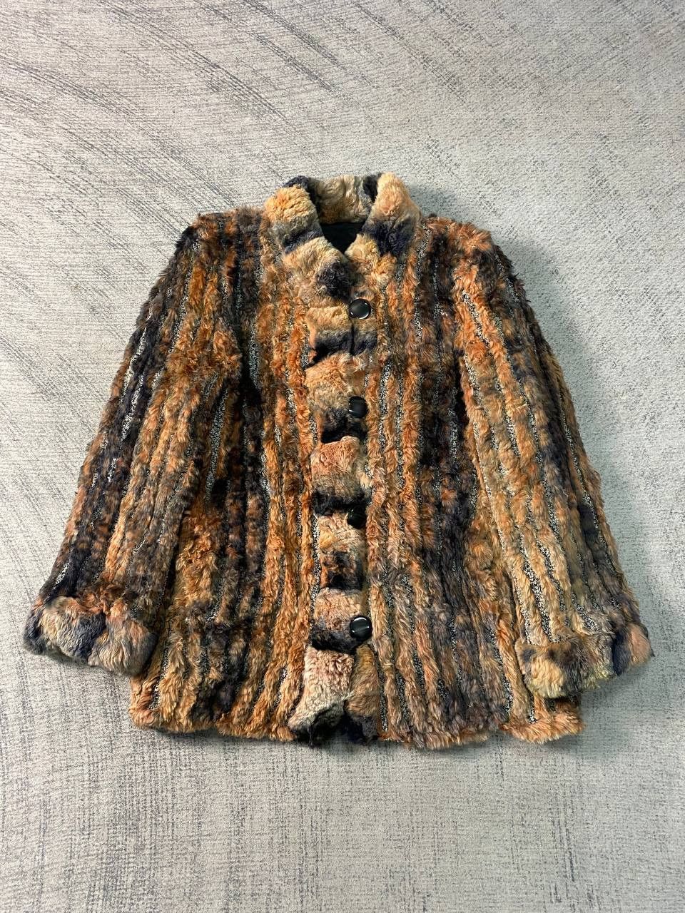 Designer × If Six Was Nine Lufran Rex Fur Button Jacket Size M / US 6-8 / IT 42-44 - 1 Thumbnail