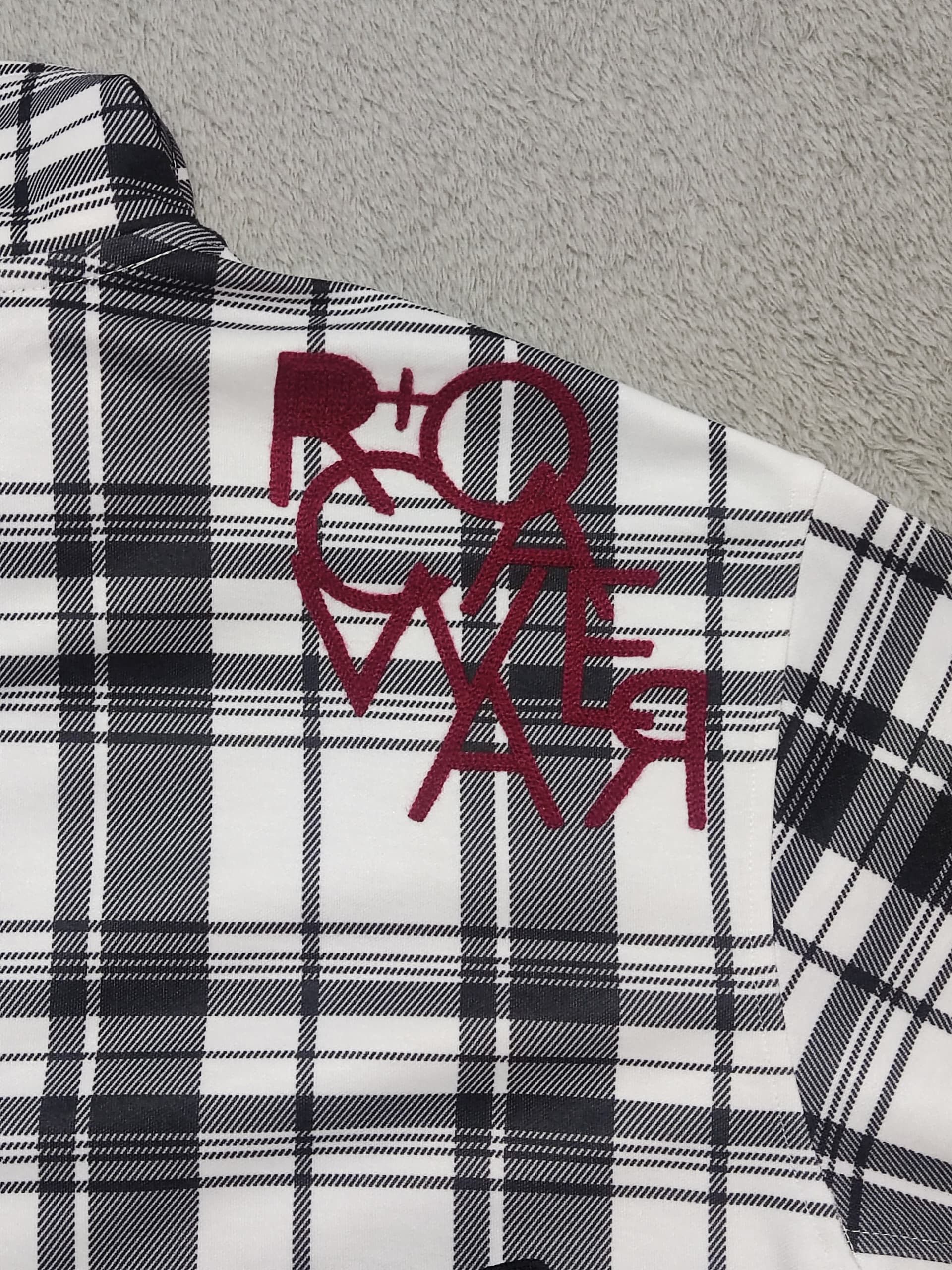 Rocawear Vintage Rocawear Monochrome Plaid Jacket Embroidered Logo Size US L / EU 52-54 / 3 - 1 Thumbnail