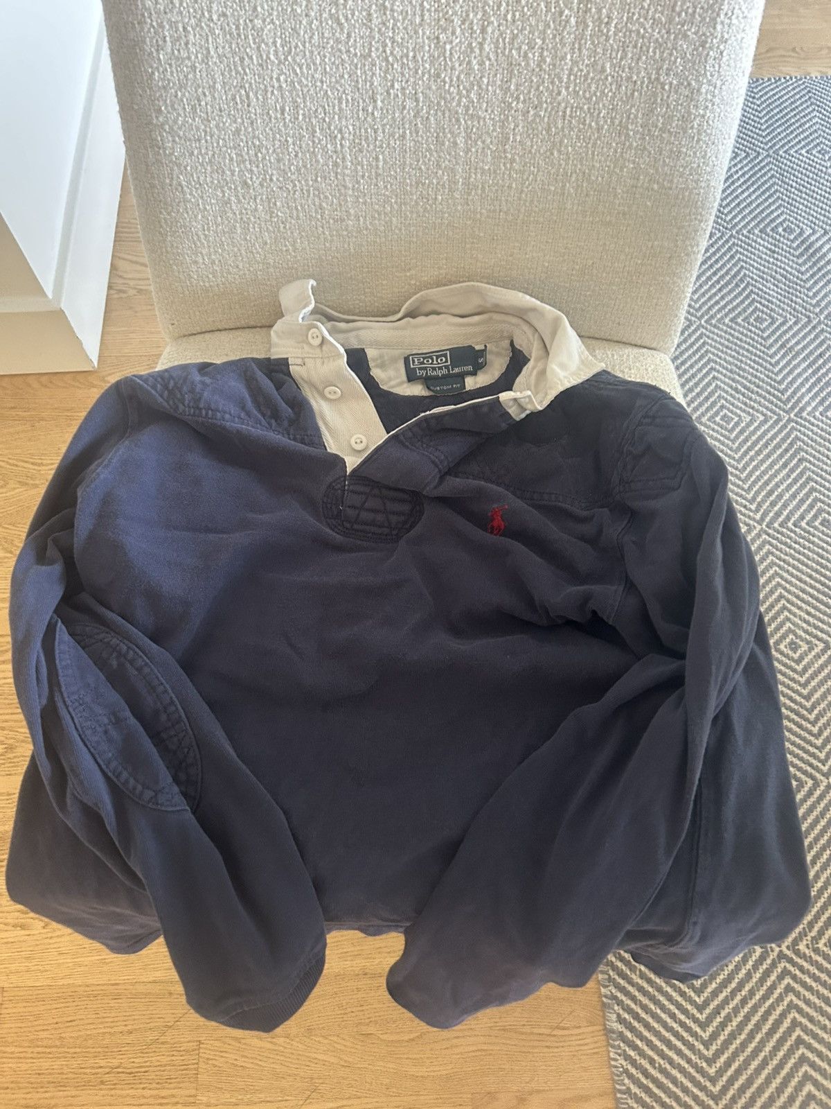 Polo Ralph Lauren blue vintage ralph lauren button up Size US S / EU 44-46 / 1 - 1 Thumbnail