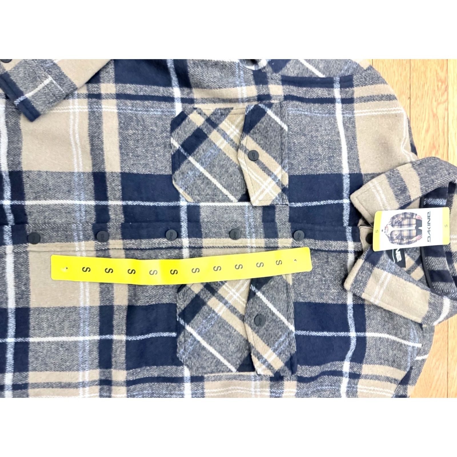 Dakine DAKINE Shirt Jacket Shacket Men S Tan Plaid Flannel Snap Front Lined NEW Size US S / EU 44-46 / 1 - 3 Thumbnail