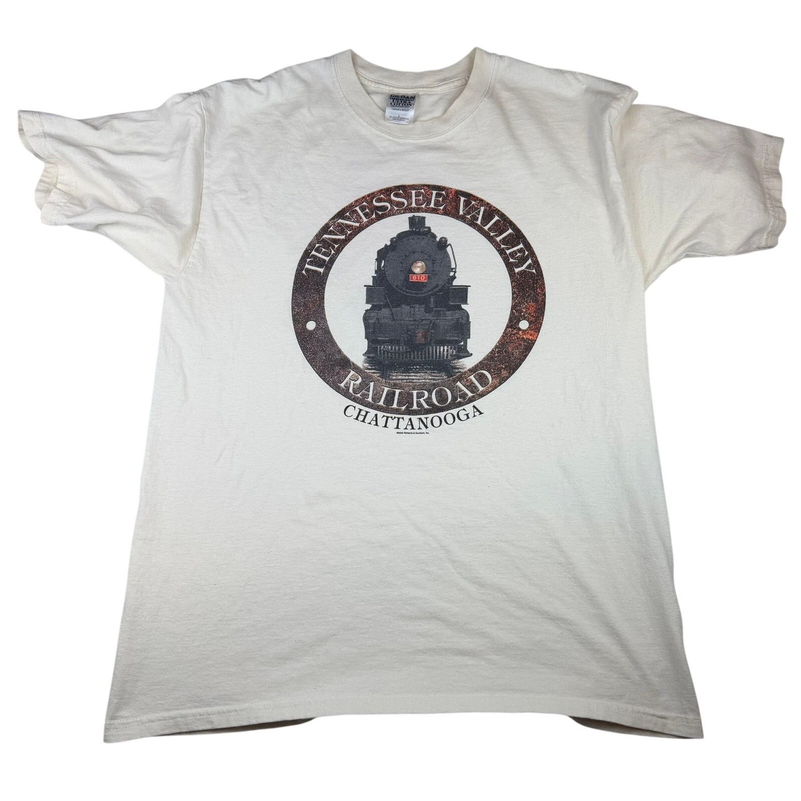 Gildan Vintage Tennessee Valley Railroad Chattanooga Tee L Size US L / EU 52-54 / 3 - 1 Thumbnail