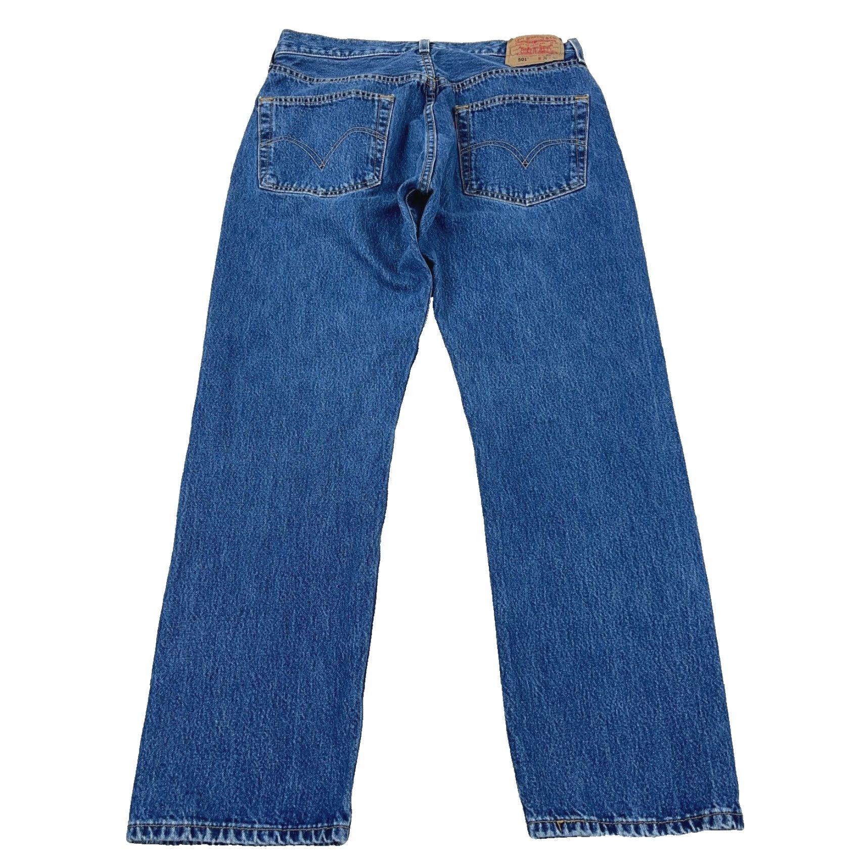 Levi's VINTAGE Levi's 501 Jeans Men 32x29 Straight Fit Medium Wash Button Fly Denim 5-Pocket Levis Classic Size US 32 / EU 48 - 2 Thumbnail