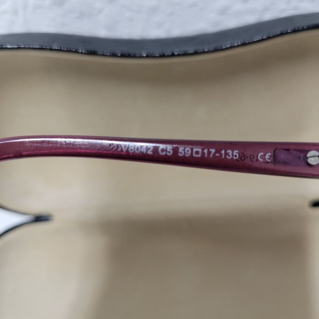 Versace VERSACE Rhinestone Adult Unisex Sunglass Eyewear Pink Frame Size ONE SIZE - 9 Thumbnail