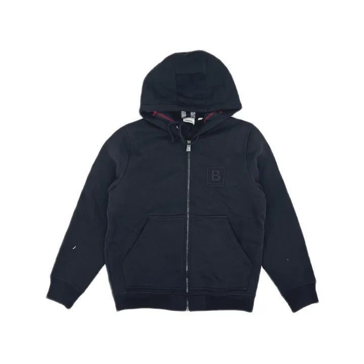 Burberry Burberry Burberry Navy Logo Print Hoodie Jacket-2507 Size US M / EU 48-50 / 2 - 2 Thumbnail