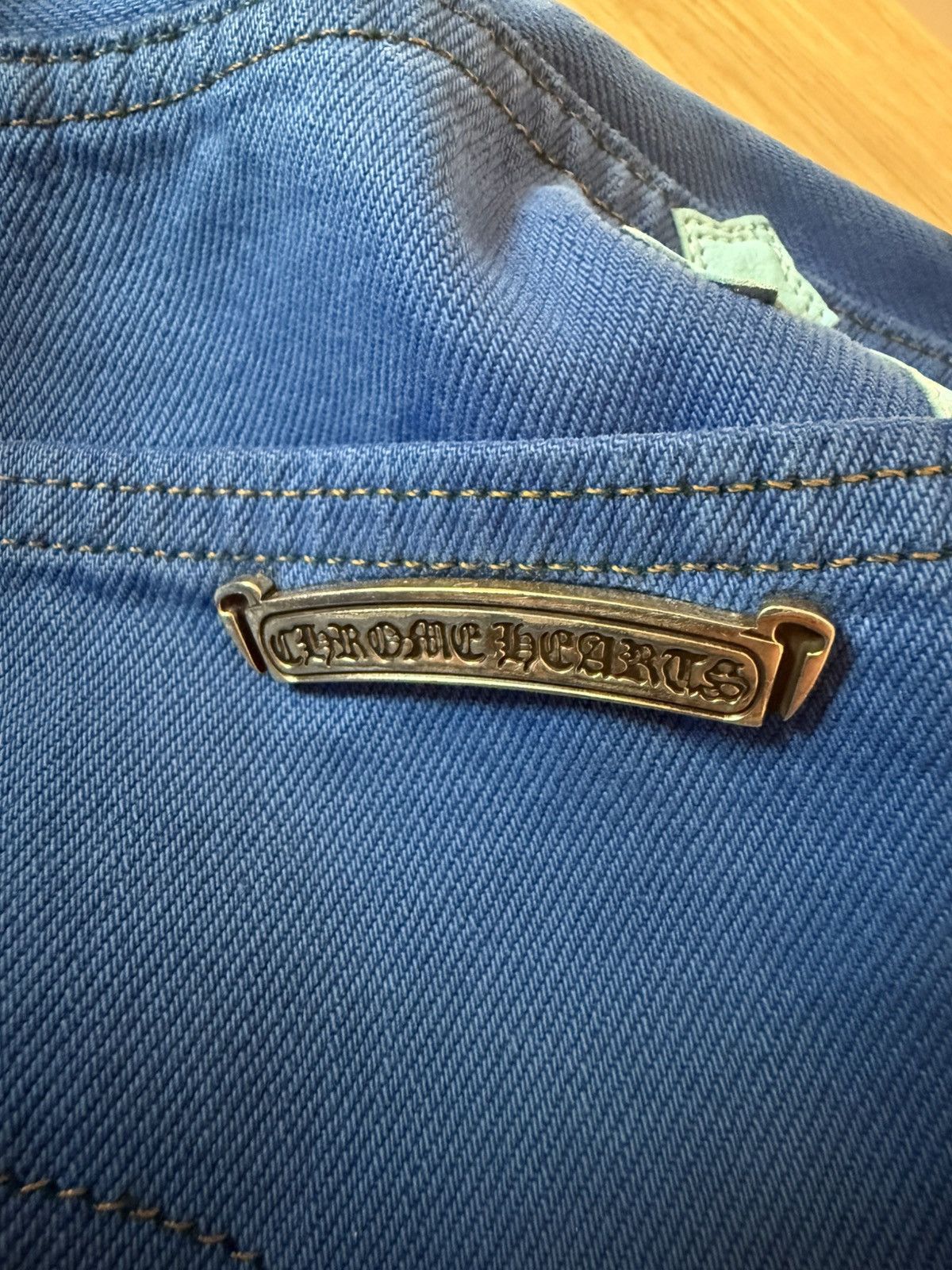 Chrome Hearts Chrome Hearts Blue Cross Patch Levis Size US 36 / EU 52 - 20 Thumbnail