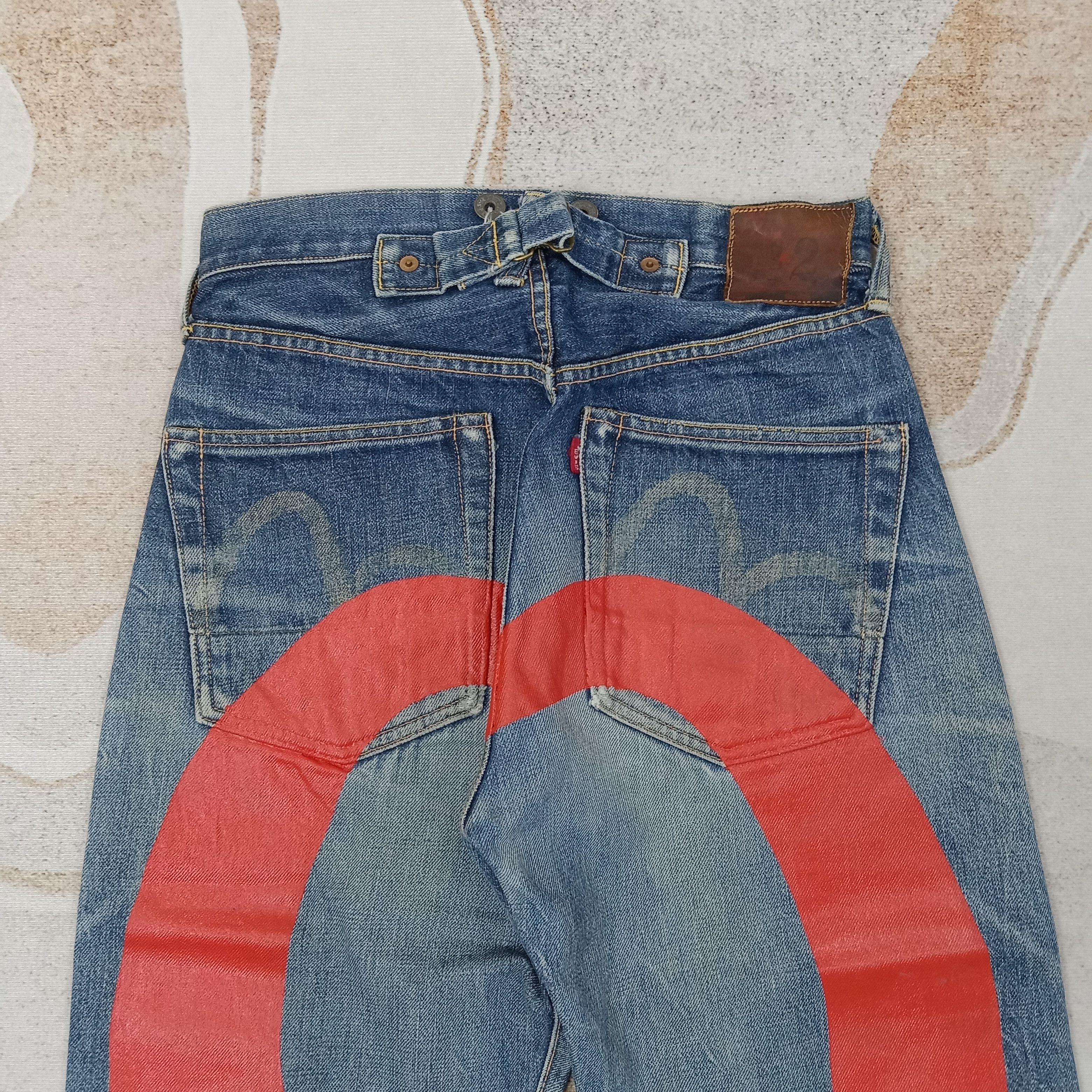 Evisu Evisu Japanese Selvedge 3 Quarters Denim Jeans C258N14 Size US 27 - 2 Thumbnail