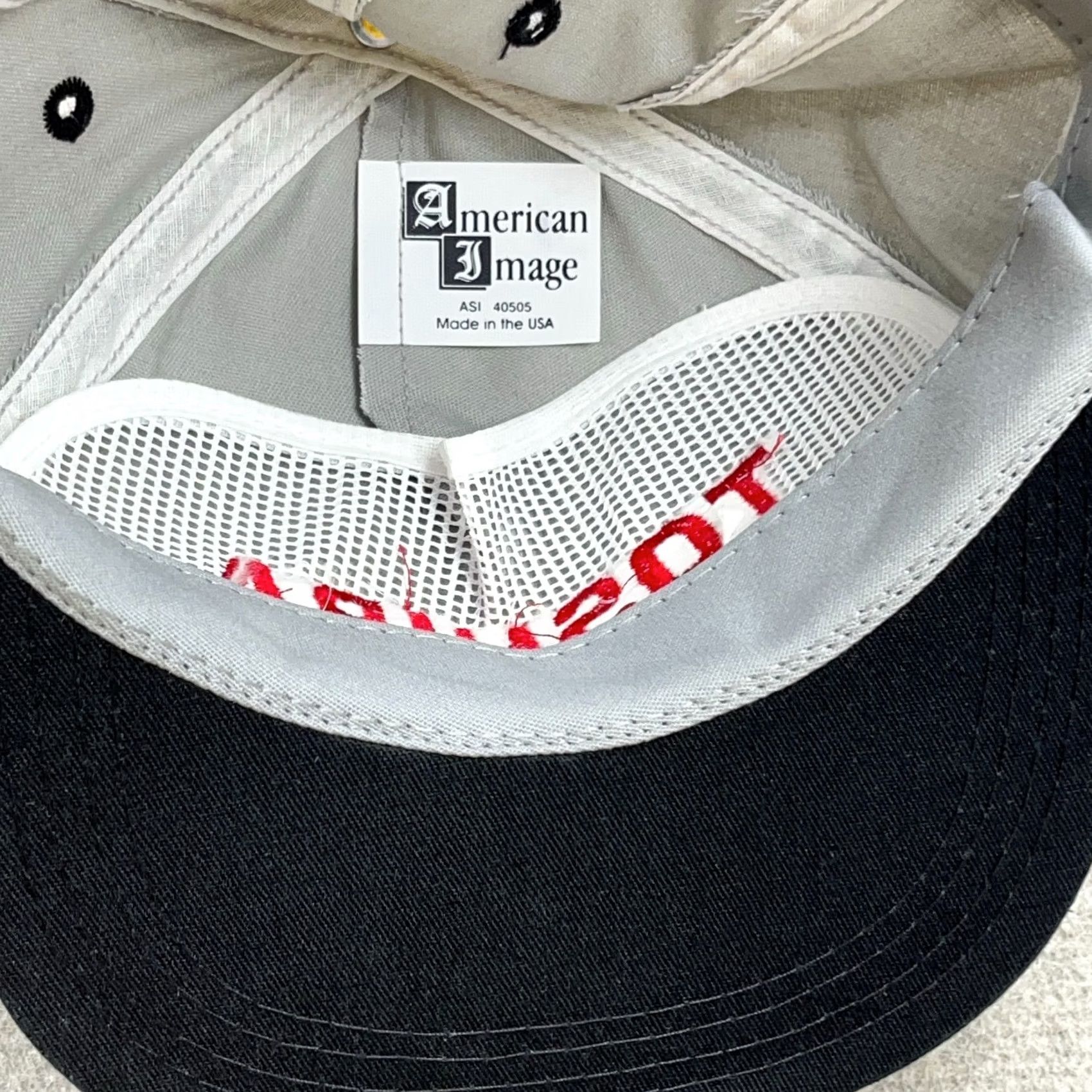Vintage VINTAGE Toshiba Trucker Hat Cap 90s USA Houston Texas Electronics TV Gray Mens Size ONE SIZE - 6 Thumbnail
