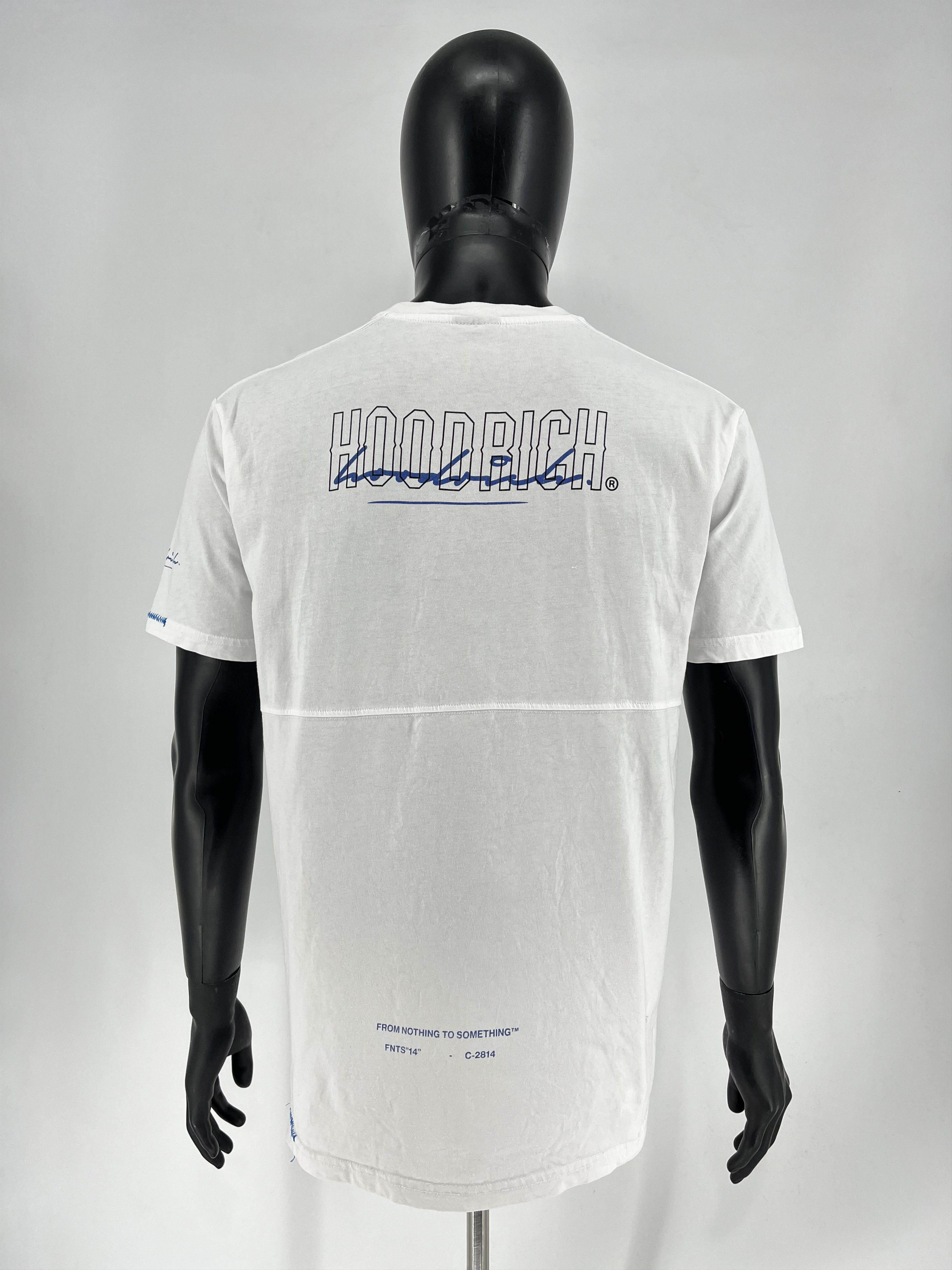 Hoodrich × Vintage Hype Hoodrich Big Logo Drill Y2K Streetwear White Tee Size US M / EU 48-50 / 2 - 9 Thumbnail