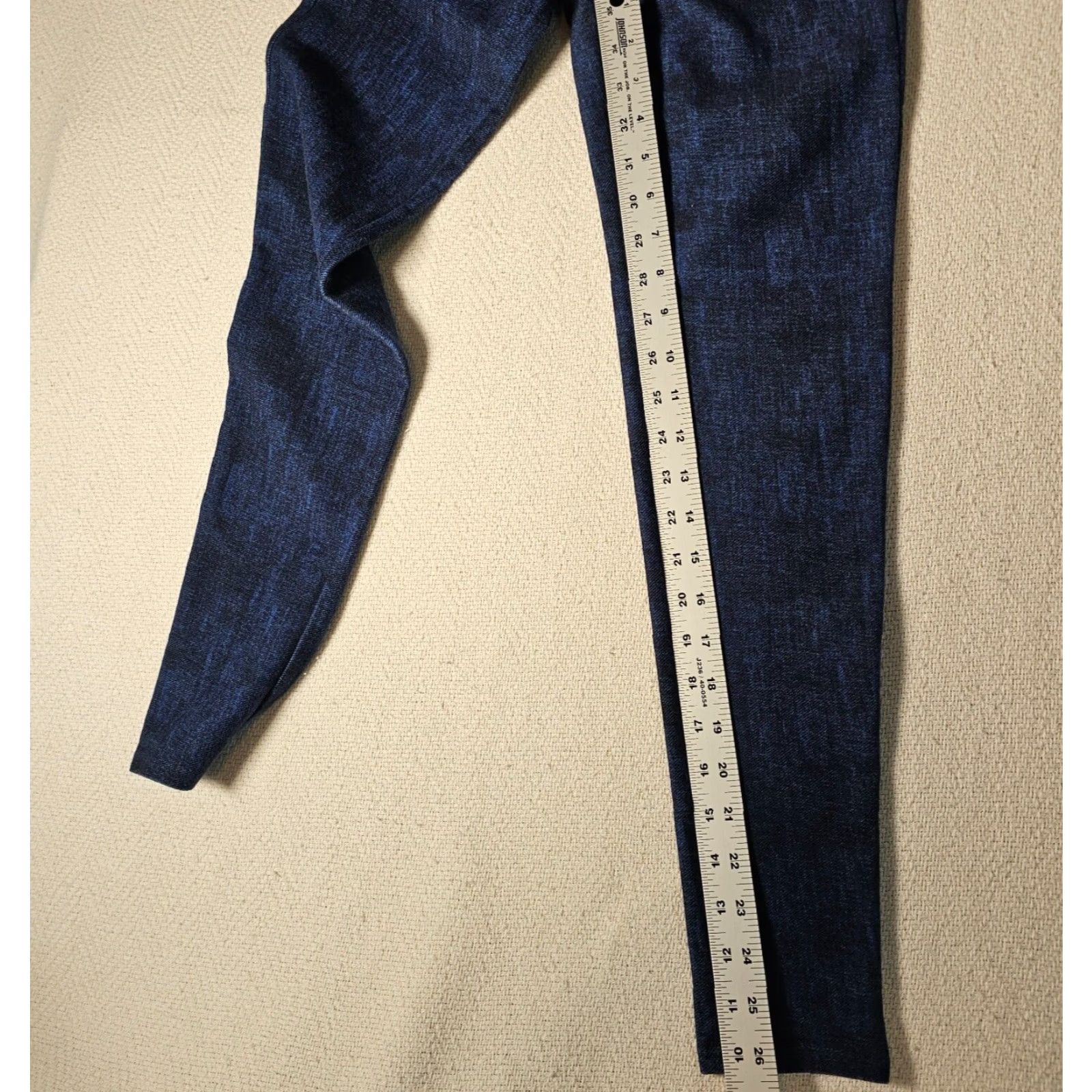 Michael Kors Michael Kors Pants Women's Petite Blue Navy Elastic Waist Pull-On Pants Skinny Size 24" / US 00 / IT 34 - 7 Thumbnail