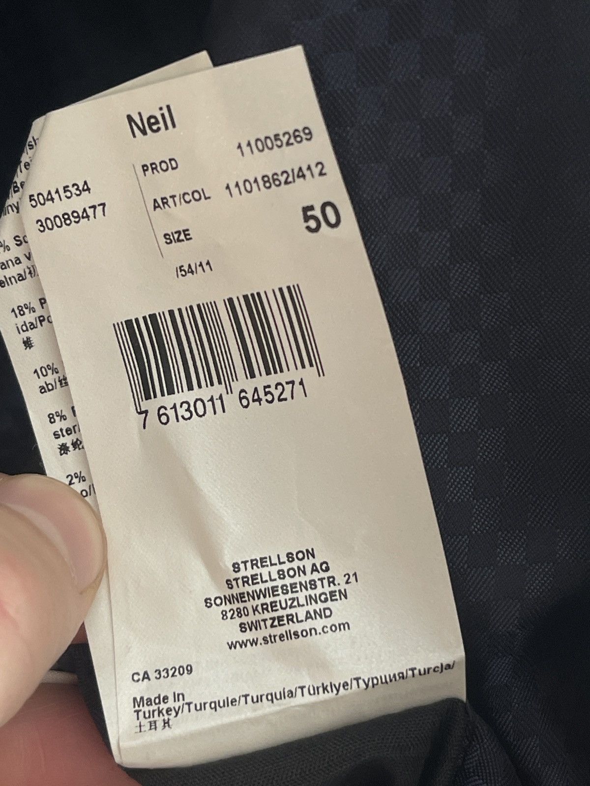 Strellson Strellson sport coat wool silk classic jacket blazer 40R Size 40R - 13 Thumbnail